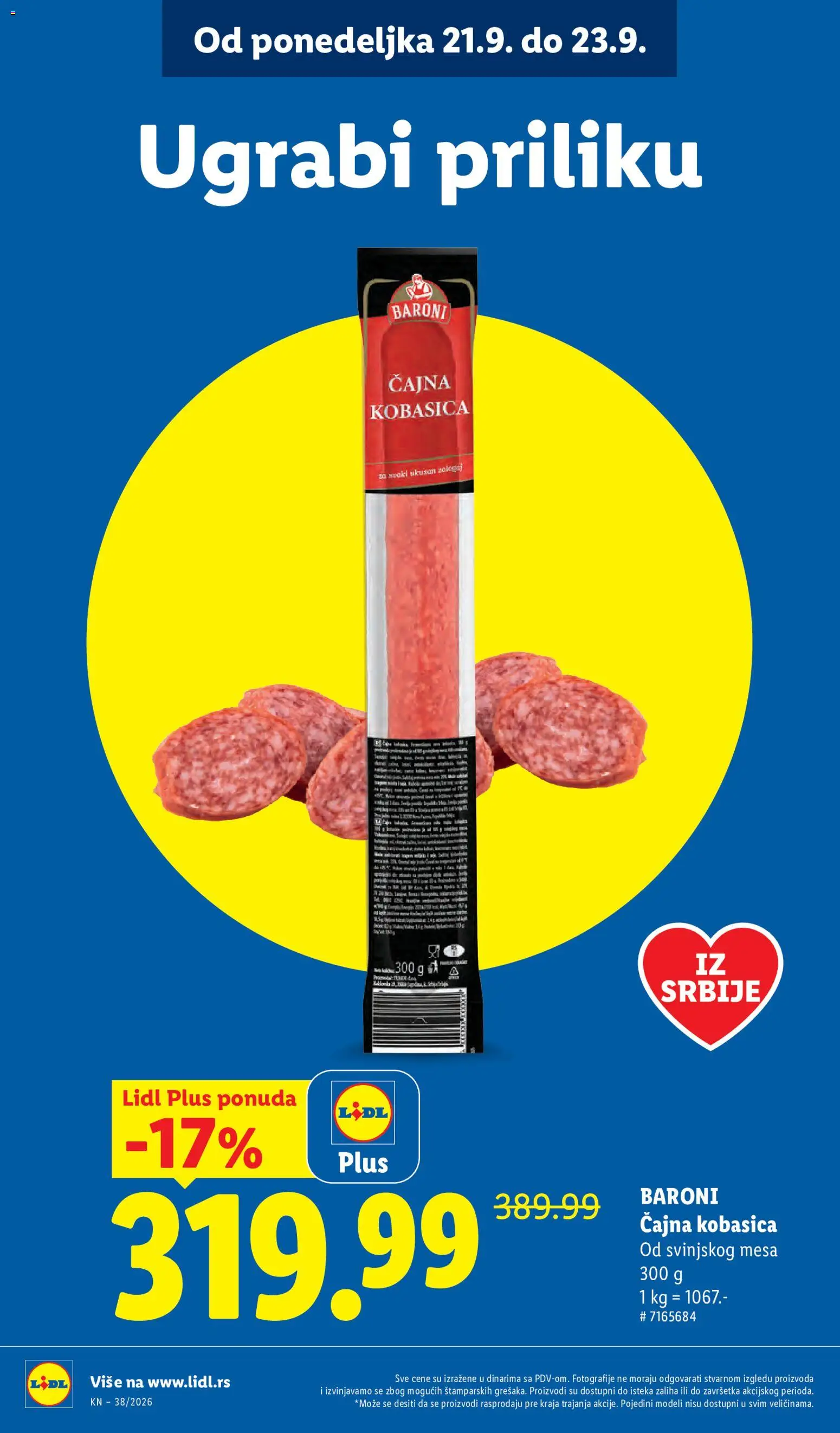 Lidl katalog - važi od 17.09.2026 | Strana: 16