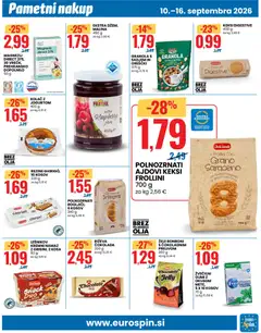 Eurospin katalog akcije – veljaven od 10.09.2026 | Stran: 9 | Izdelki: Keksi, Kolač, Bonboni, Cokolada