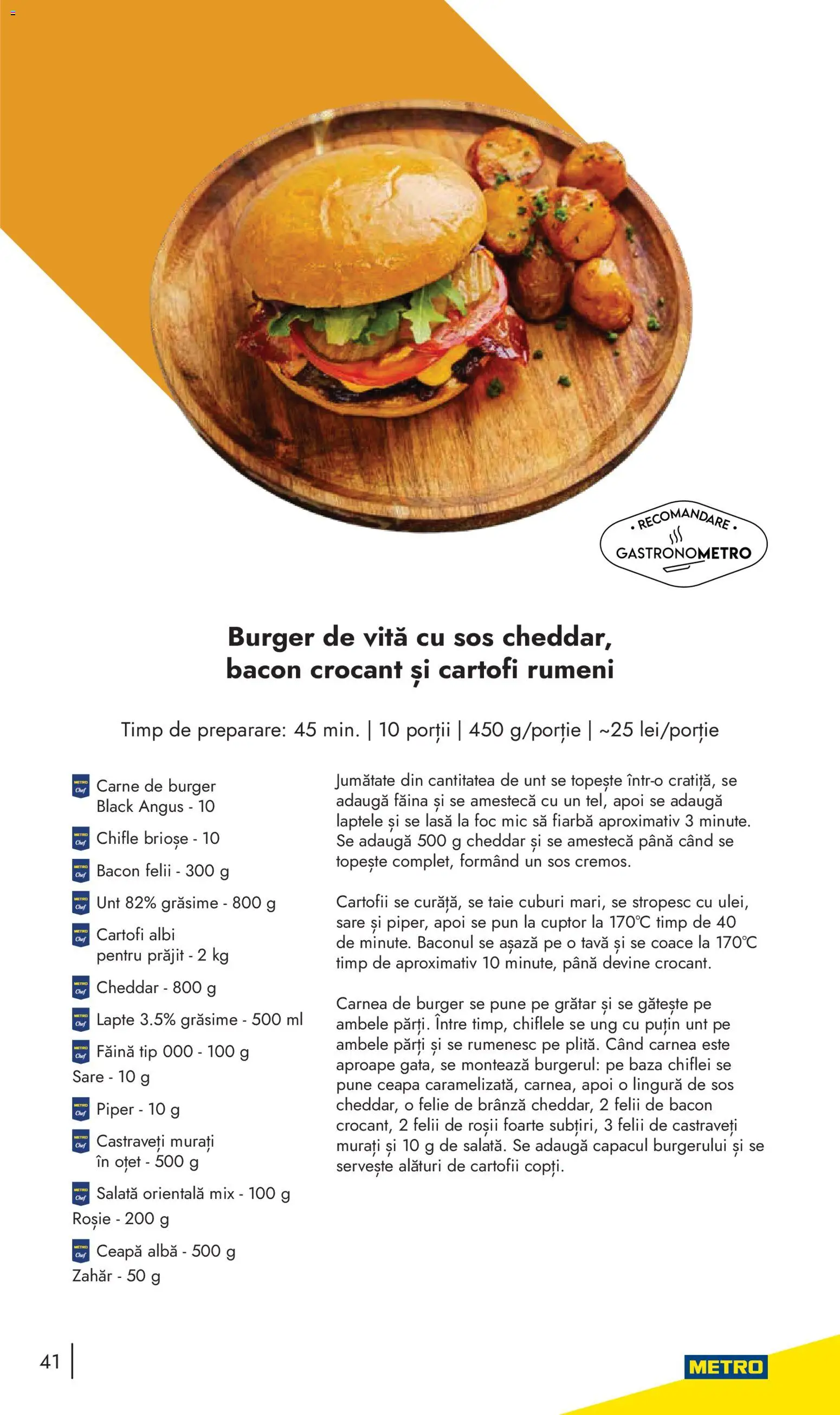 Noul catalog Metro – valabil de la 10.11.2025 | Pagină: 41 | Produse: Brânză, Făină, Ceapă, Piper