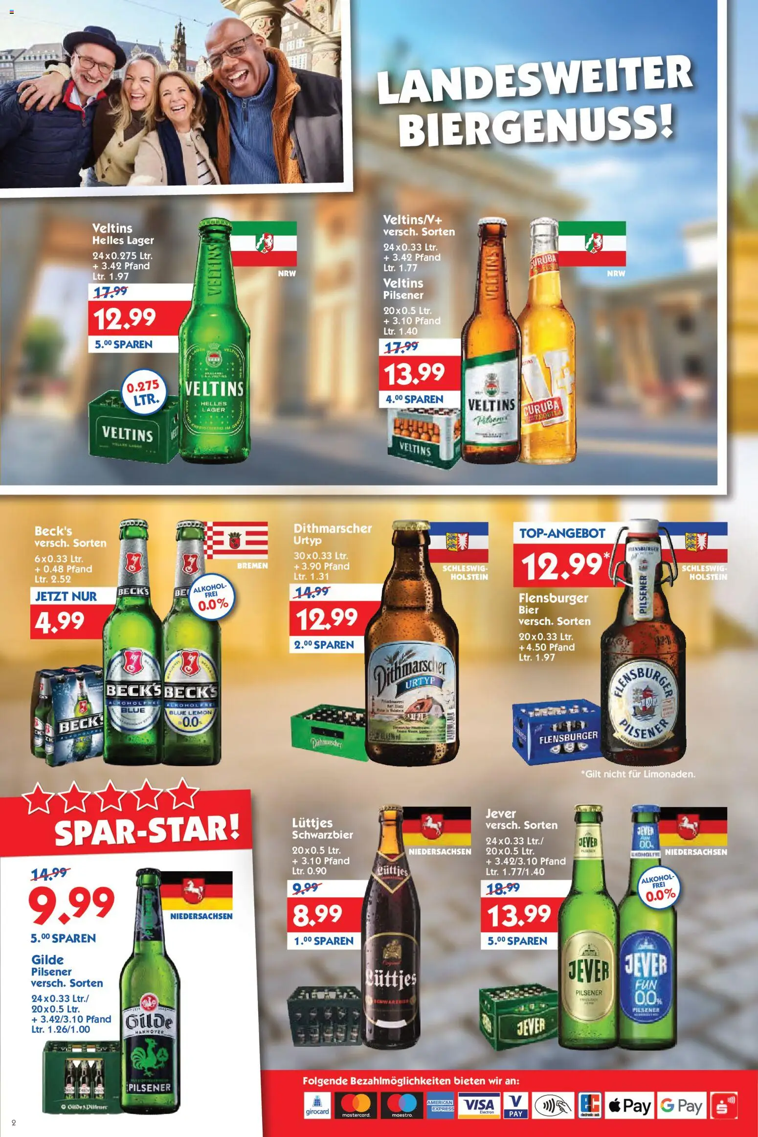 HOL’AB! Prospekt – gültig ab 28.09.2026 | Seite: 2 | Produkte: Flensburger, Tequila, Jever, Veltins