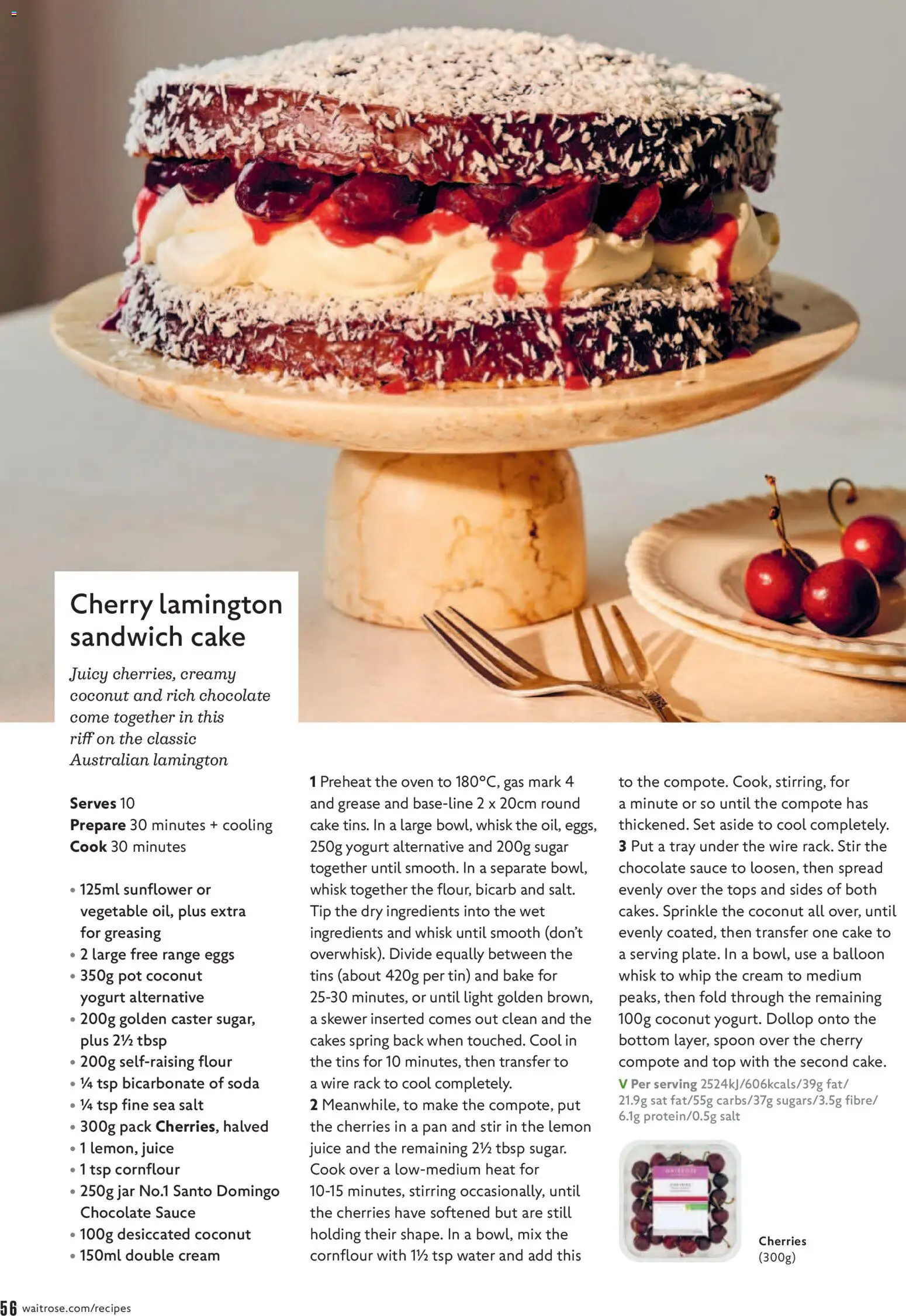 {H1} | Page: 56 | Products: Flour, Salt, Sugar, Cake