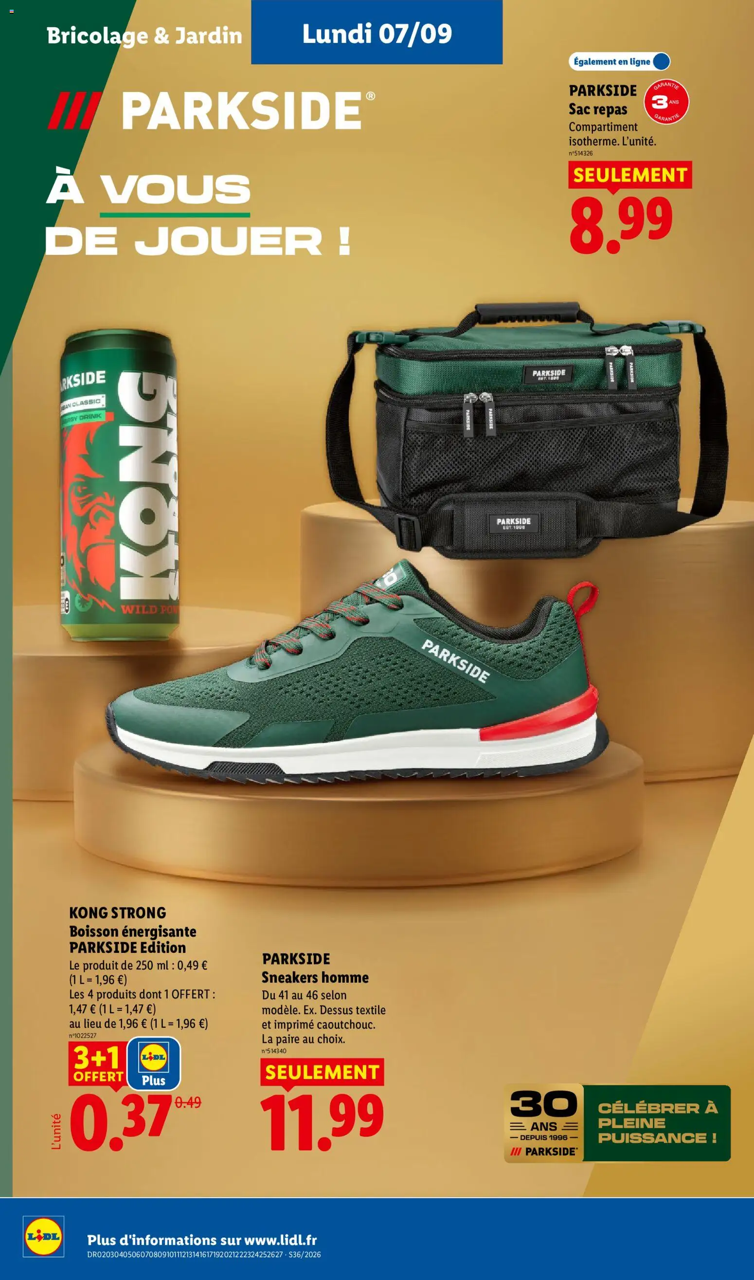 {H1} | Page: 58 | Produits: Sneakers, Boisson, Sac, Kong strong
