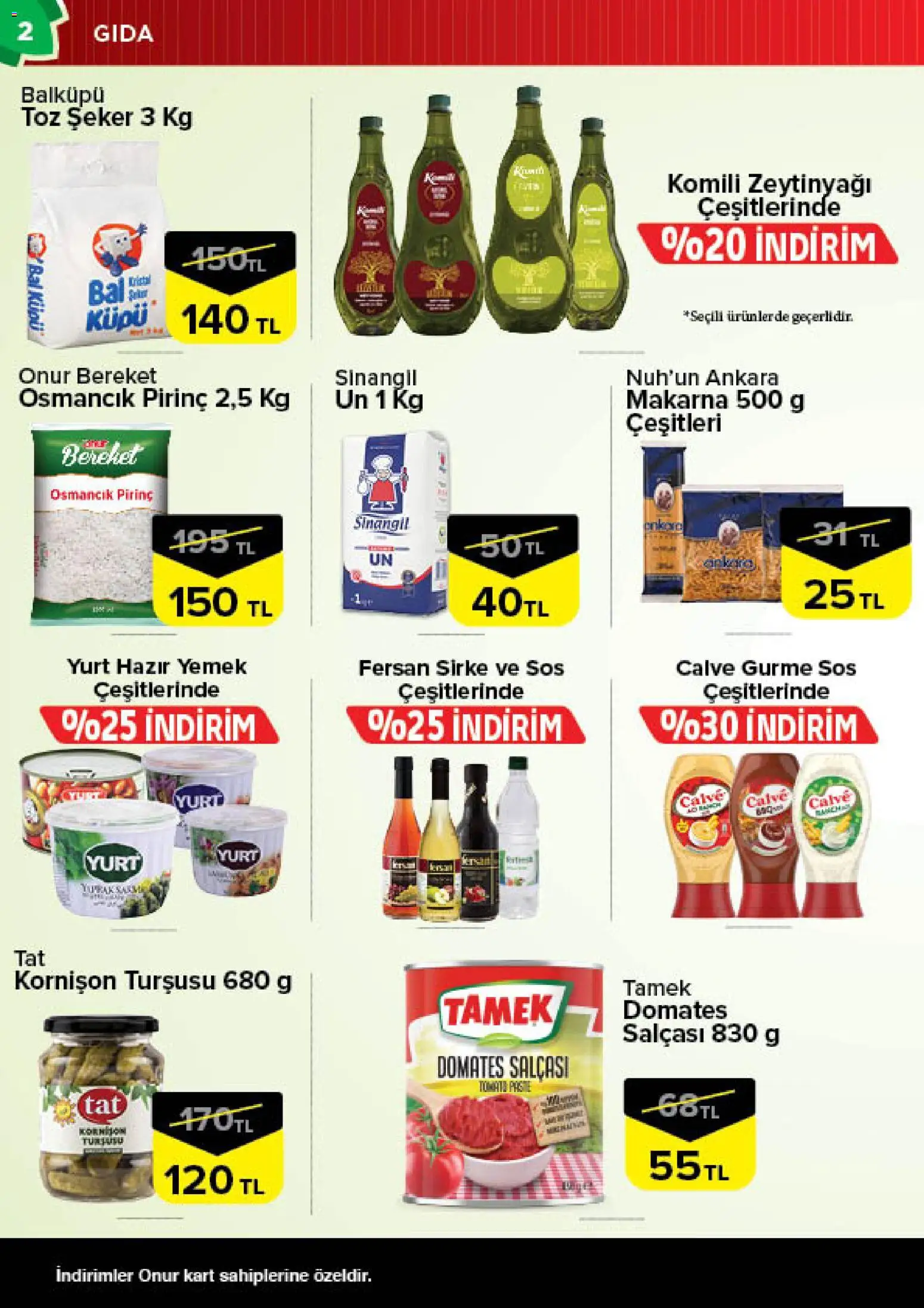 Onur Market Katalog - Bursa - 02.06.2026 tarihinden itibaren geçerlidir | Sayfa: 2