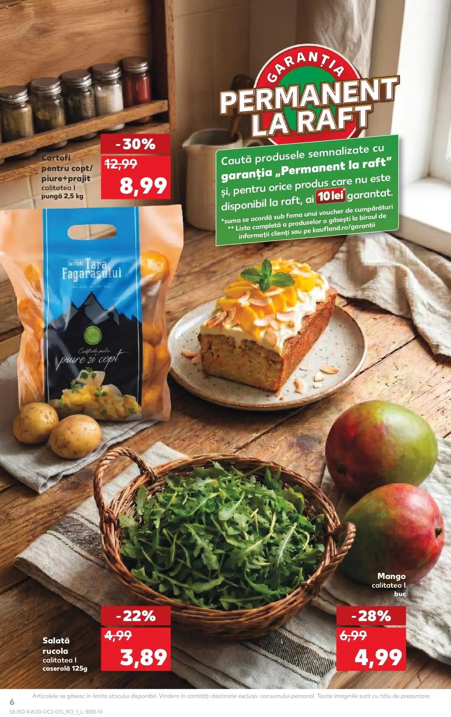 Noul catalog Kaufland – valabil de la 13.05.2026 | Pagină: 6 | Produse: Pungă, Raft, Salată, Mango