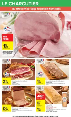 Carrefour - Prévisualisation de Véritable jambon persillé de Bourgogne CARREFOUR, Véritable jambon persillé de Bourgogne CARREFOUR. Existe aussi à un prix différent en fromage de tête aux herbes. valide à partir de 27/10/2026 | Page: 21