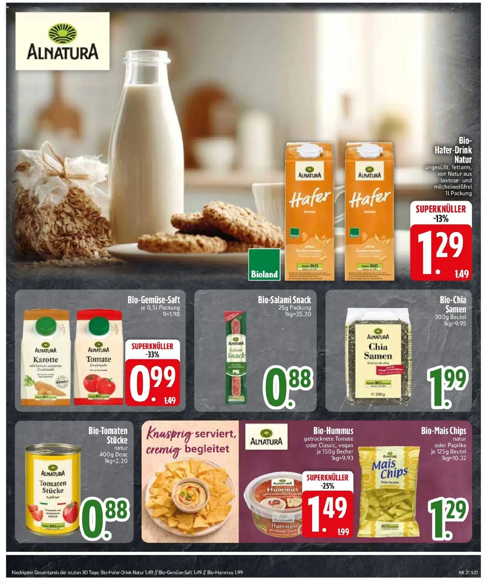 Edeka prospekt Murnau – gültig ab 17.05.2026 | Seite: 24 | Produkte: Haferdrink, Paprika, Salami, Chips