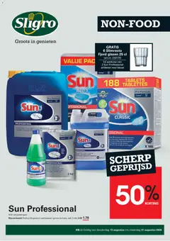 Sligro folder - Non food - Voorbeeld van een folder van Sligro, geldig van 13-08-2026