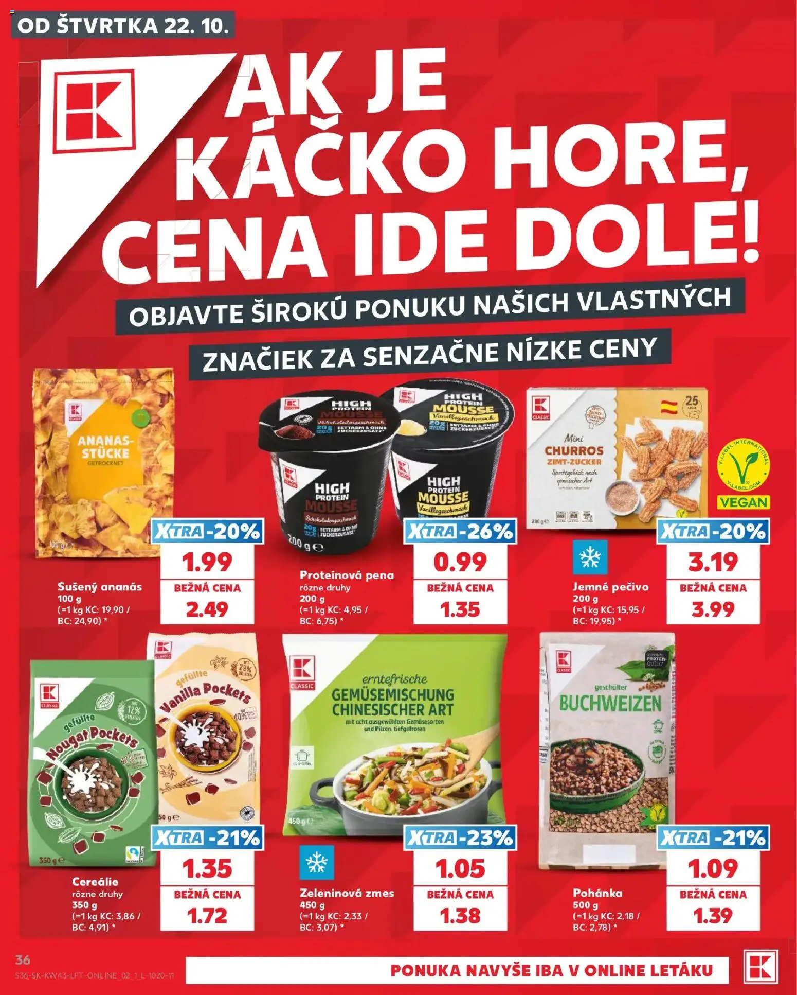 Kaufland SK akciós ujság - amely érvényes a következő dátumtól: 2026.10.22. | Oldal: 36