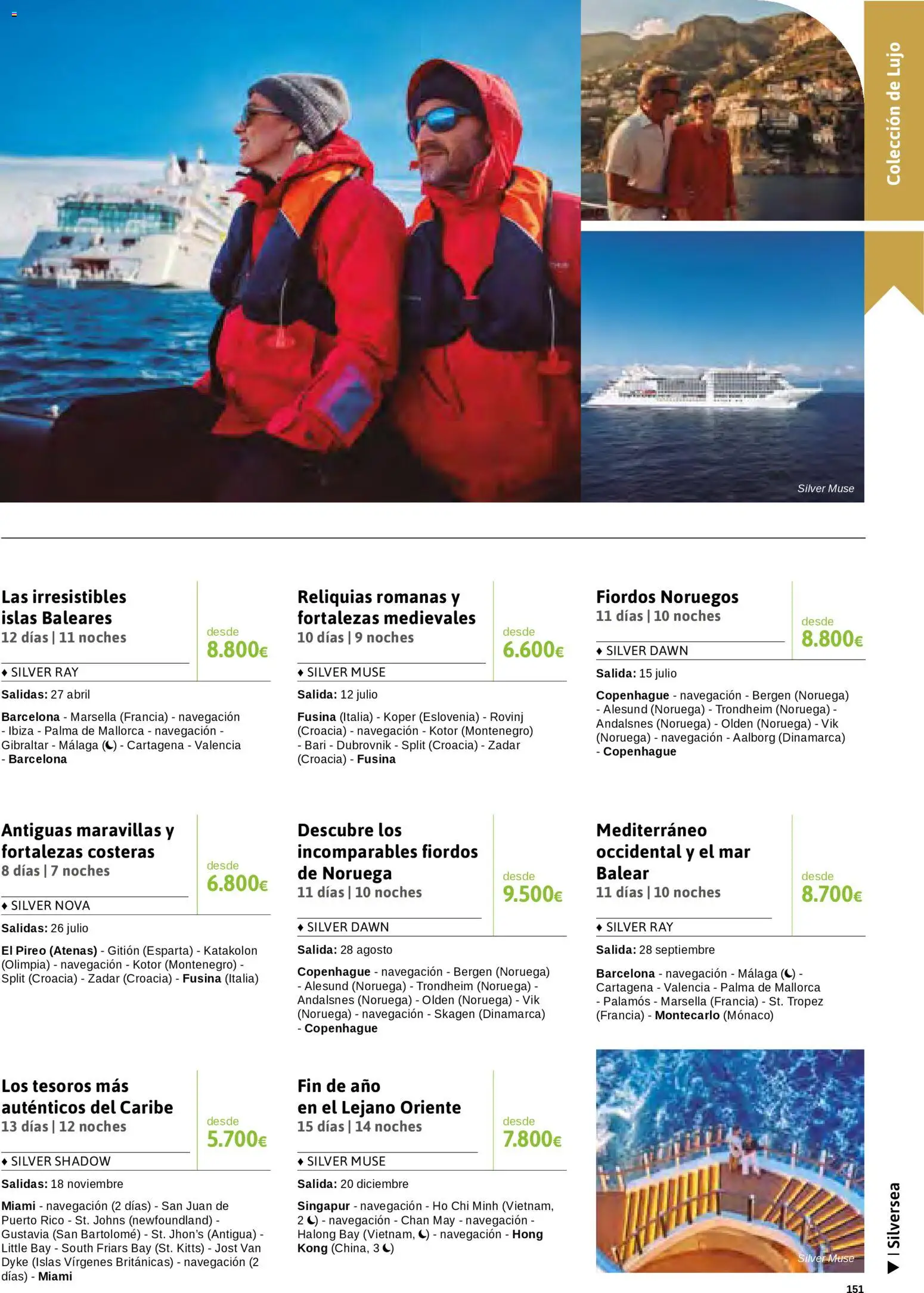 Viajes El Corte Inglés Cruceros marítimos │ válido desde el 01/01/2026 | Página: 152 | Productos: Navegación