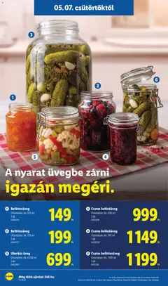 Befőttesüveg, Űrtartalom: kb. 370 ml 1 db - amely érvényes a következő dátumtól: 07.05.2026 | Oldal: 18