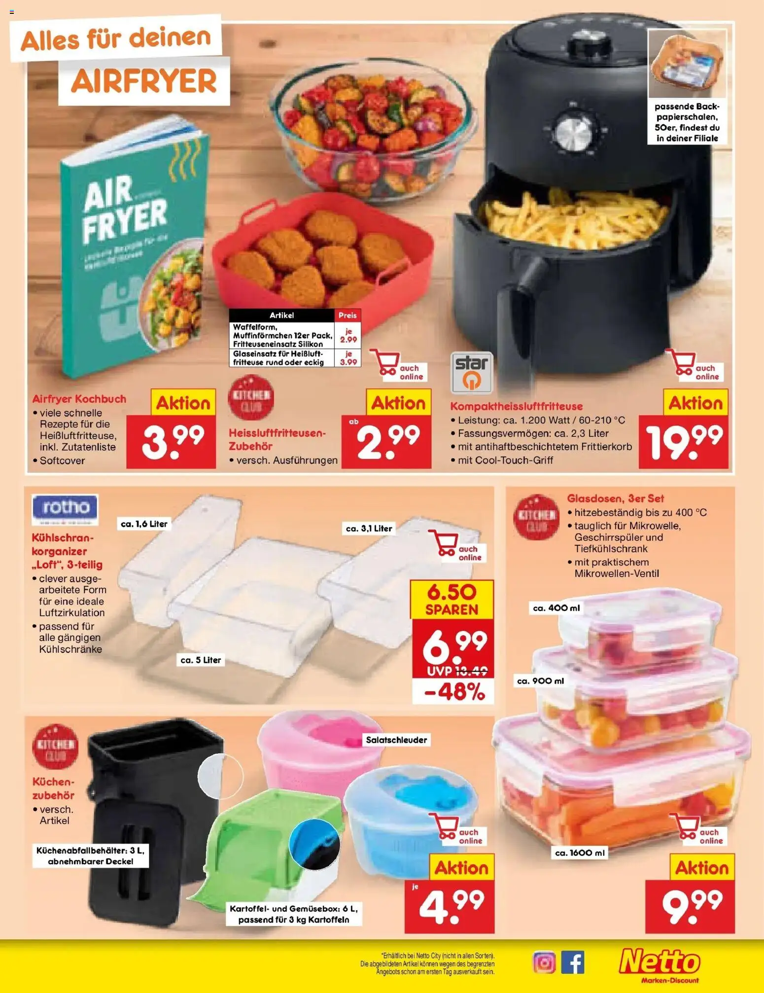 Netto Marken-Discount Prospekt Kremmen	 – gültig ab 17.05.2026 | Seite: 17 | Produkte: Geschirrspüler, Kartoffeln, Fritteuse, Kuchen