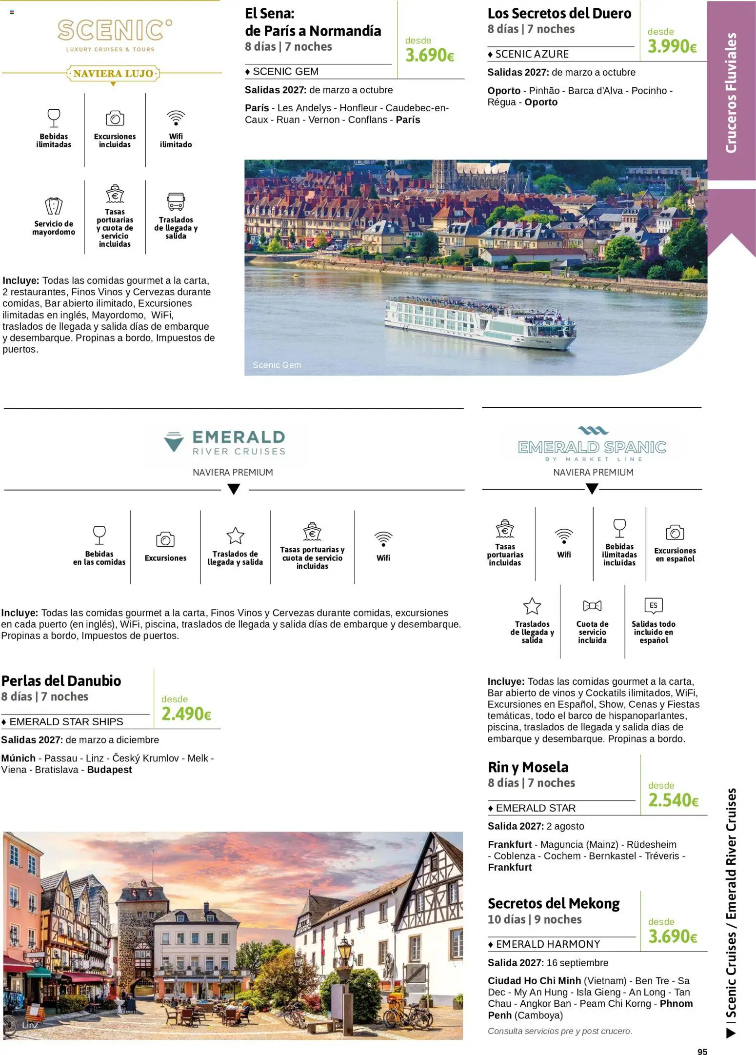 Viajes El Corte Inglés Crucero fantástico │ válido desde el 14/09/2026 | Página: 95 | Productos: Bebidas