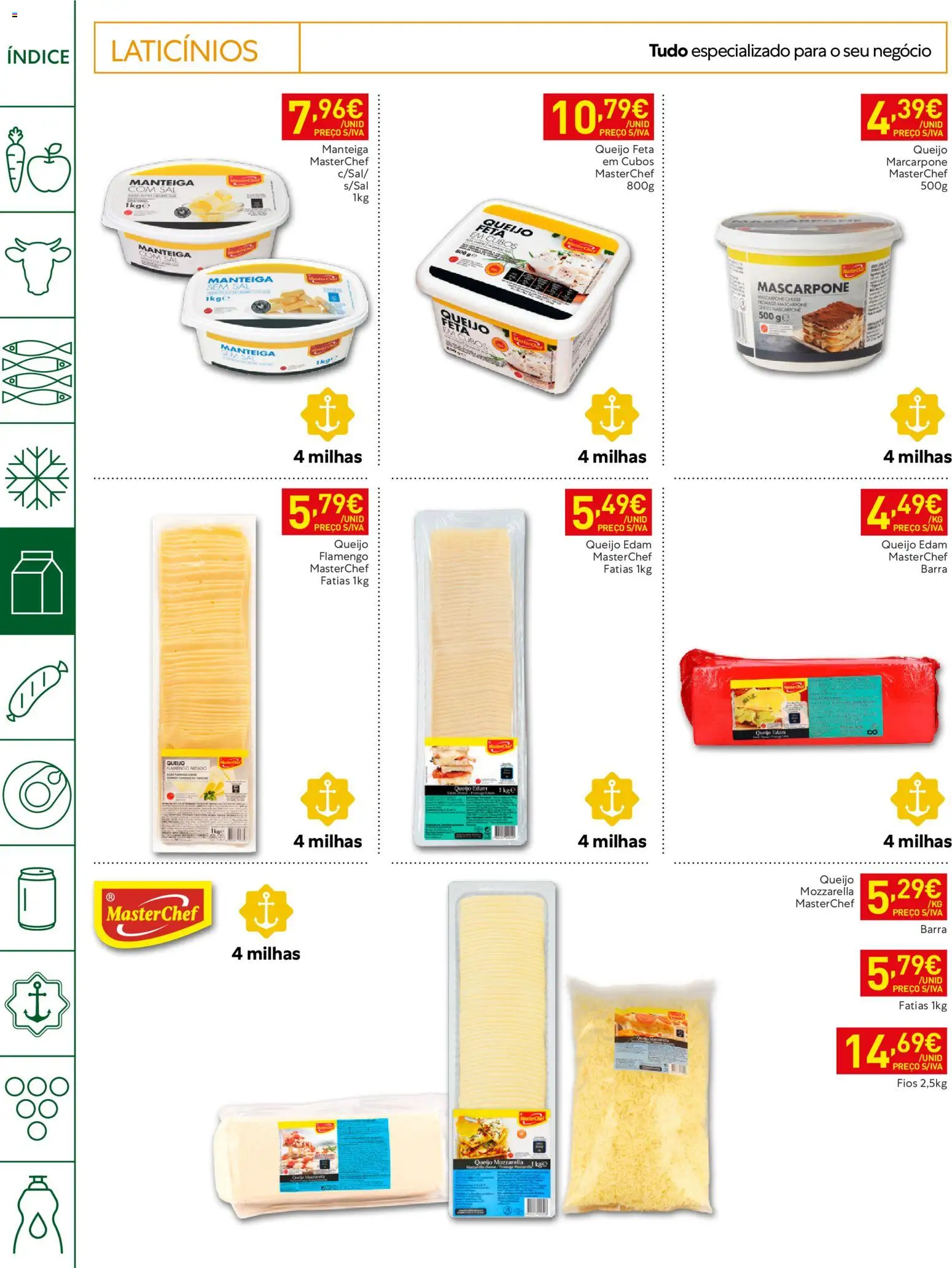 Recheio folheto Horeca Madeira │ válido de 13/10/2026 | Página: 12 | Produtos: Queijo Mozzarella, Queijo, Queijo feta, Mascarpone
