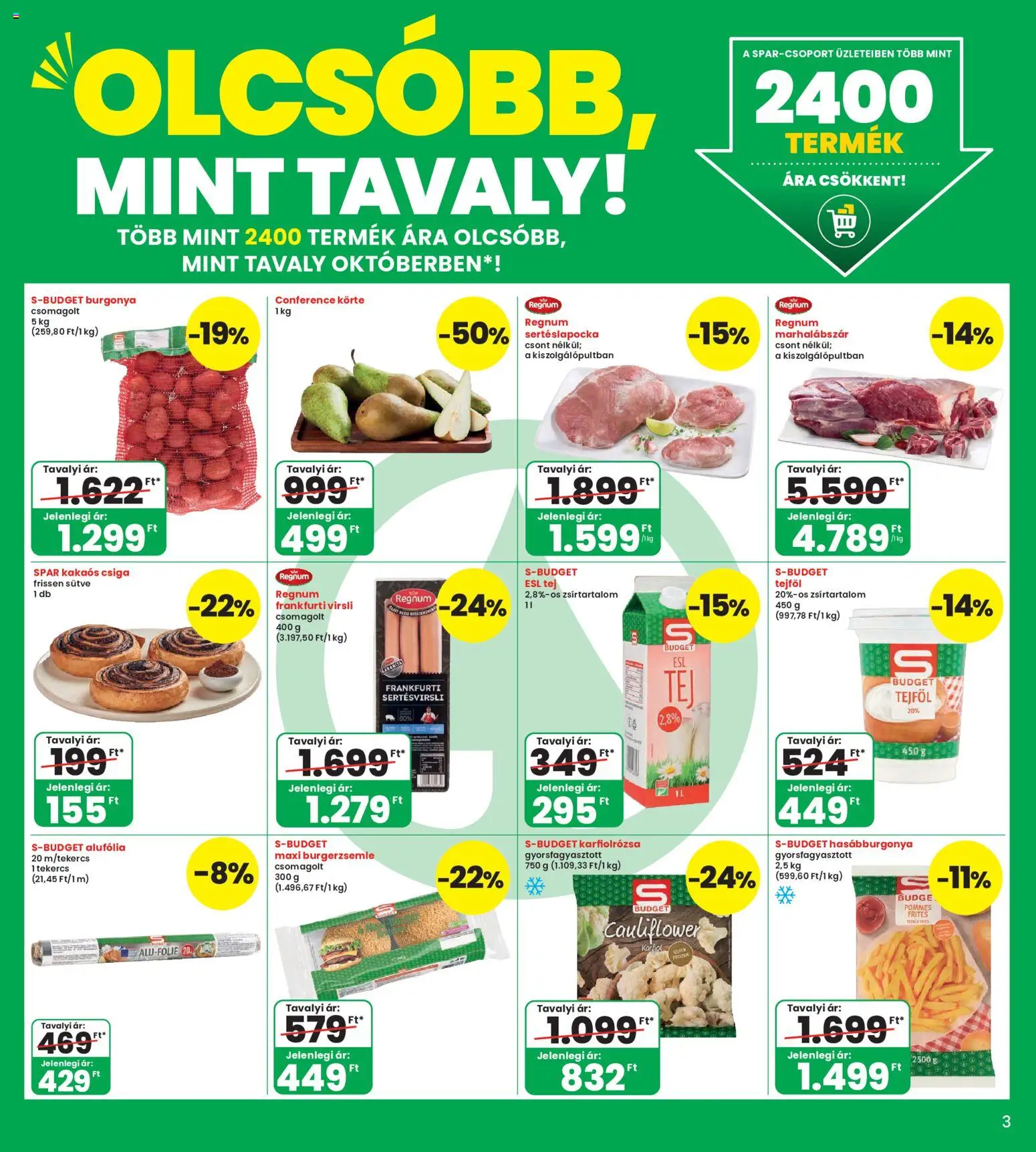 Interspar akciós ujság - amely érvényes a következő dátumtól: 2026.10.08. | Oldal: 3