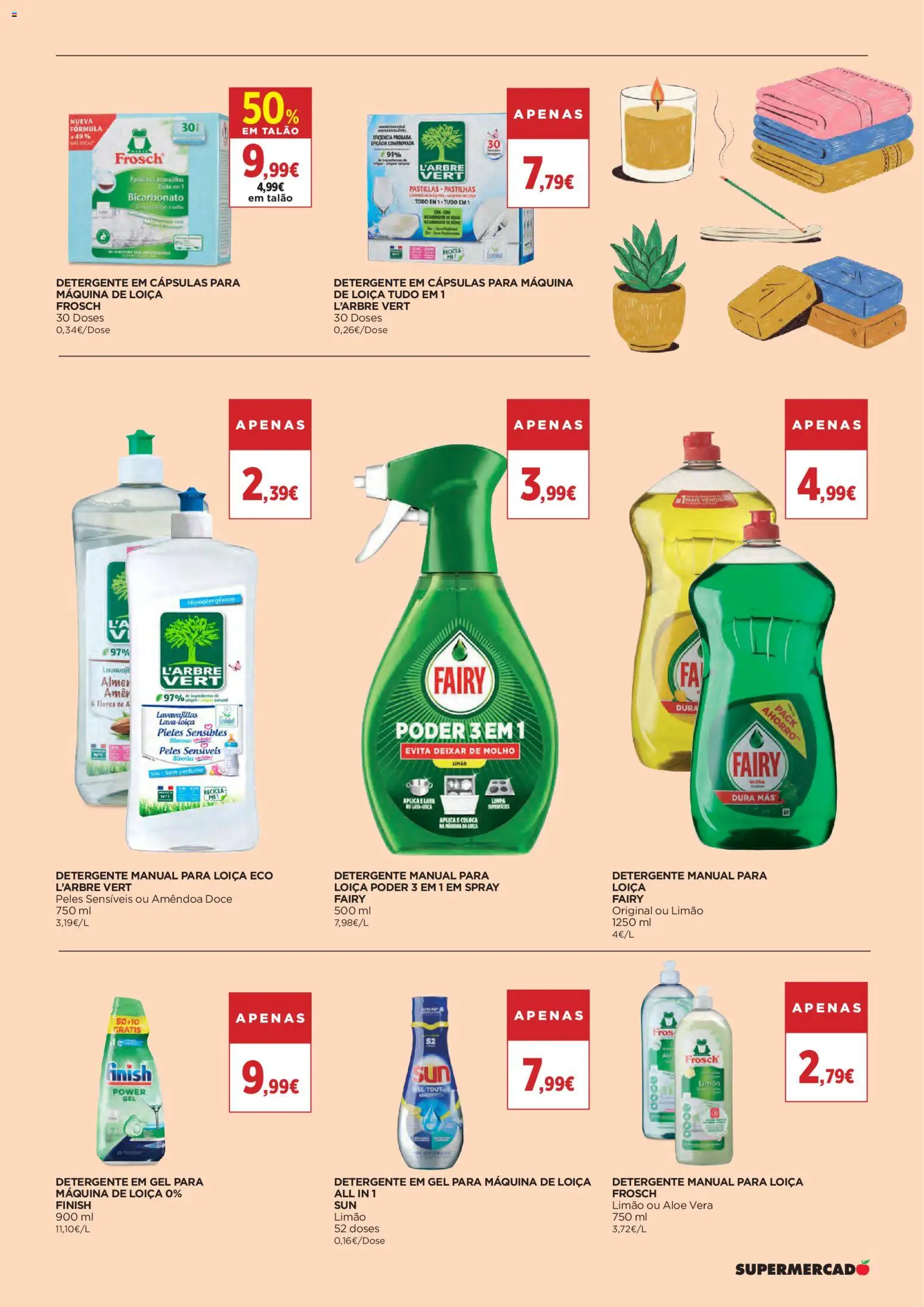 El Corte Ingles folheto │ válido de 21/08/2026 | Página: 3 | Produtos: Lava loiça, Flores, Cápsulas, Bicarbonato