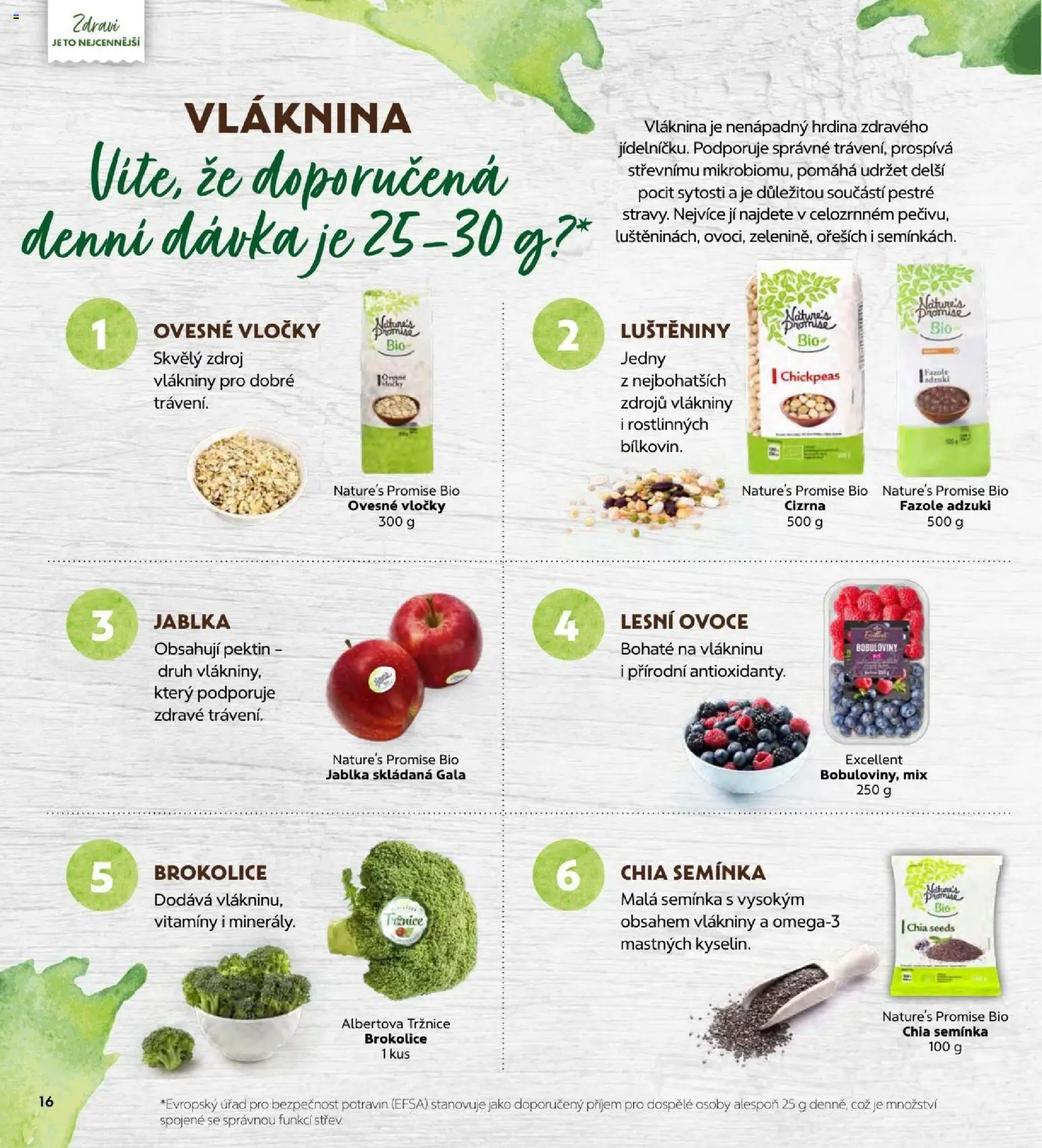 Albert magazín od 01.09.2026 | Strana: 16 | Produkty: Vitamíny, Chia, Cizrna, Fazole