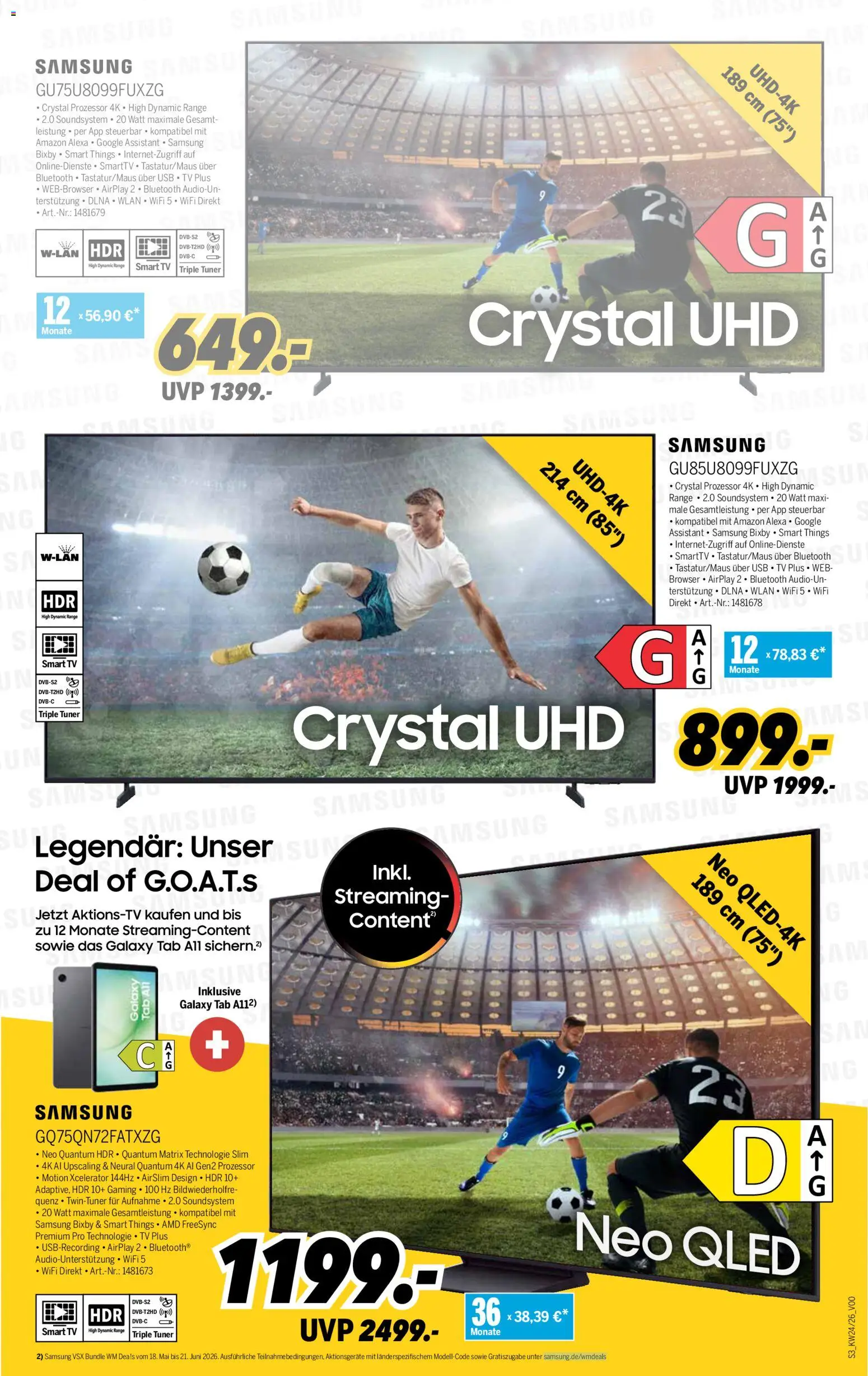 Medimax Prospekt – gültig ab 06.06.2026 | Seite: 3 | Produkte: USB, Smart TV, Soundsystem, TV