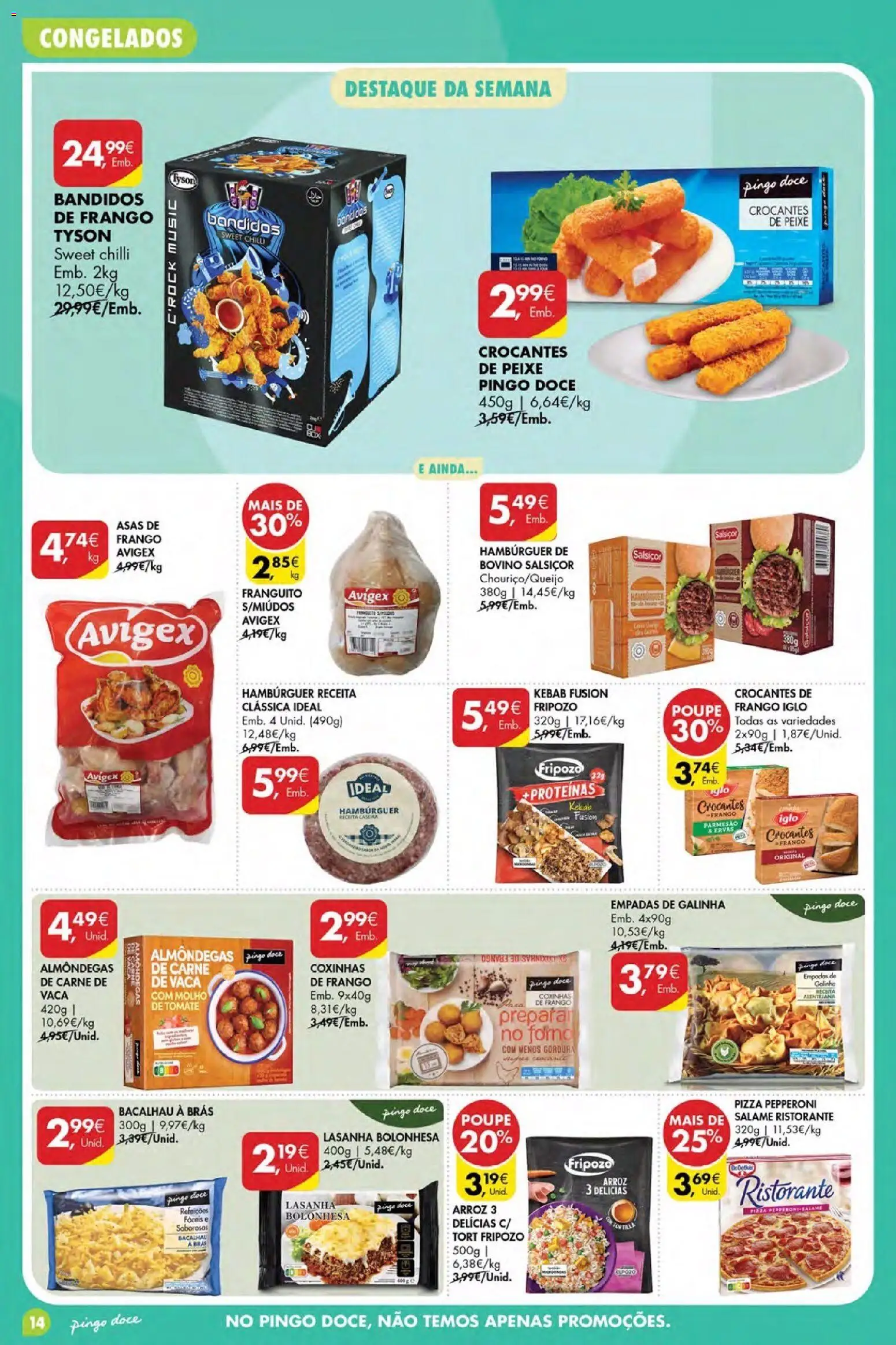 Pingo Doce Poupe Esta Semana Açores │ válido de 04.06.2026 | Página: 14 | Produtos: Molho de tomate, Asas de frango, Forno, Carne