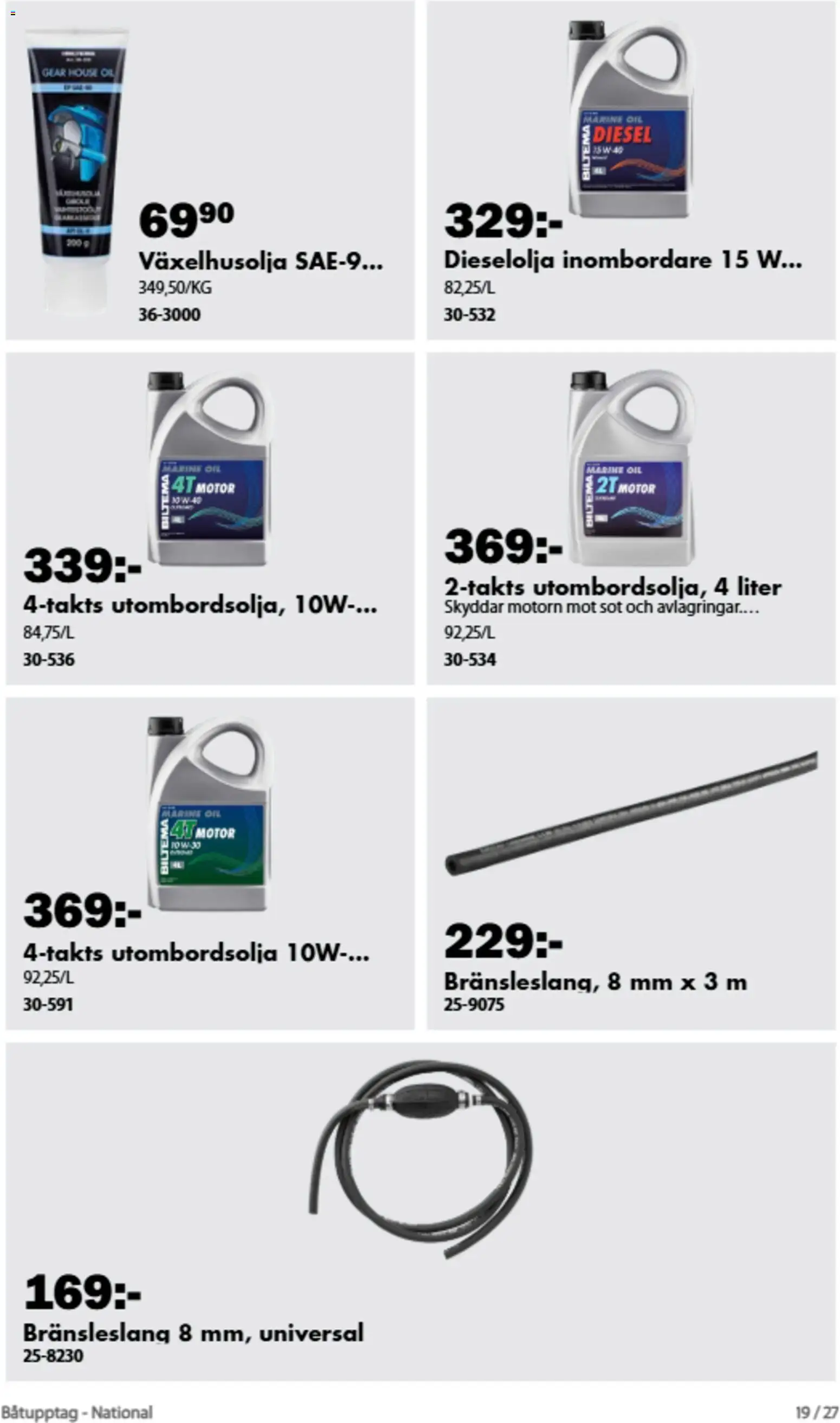Biltema reklamblad aktuell från 01/09/2026 | Sida: 19 | Produkter: Öl