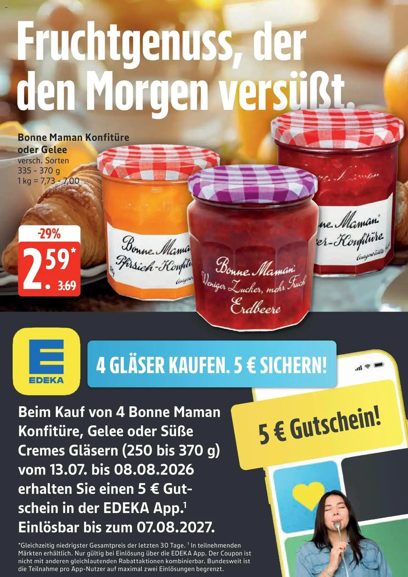 Edeka Prospekt Mölln – gültig ab 13.07.2026 | Seite: 15 | Produkte: Bonne maman