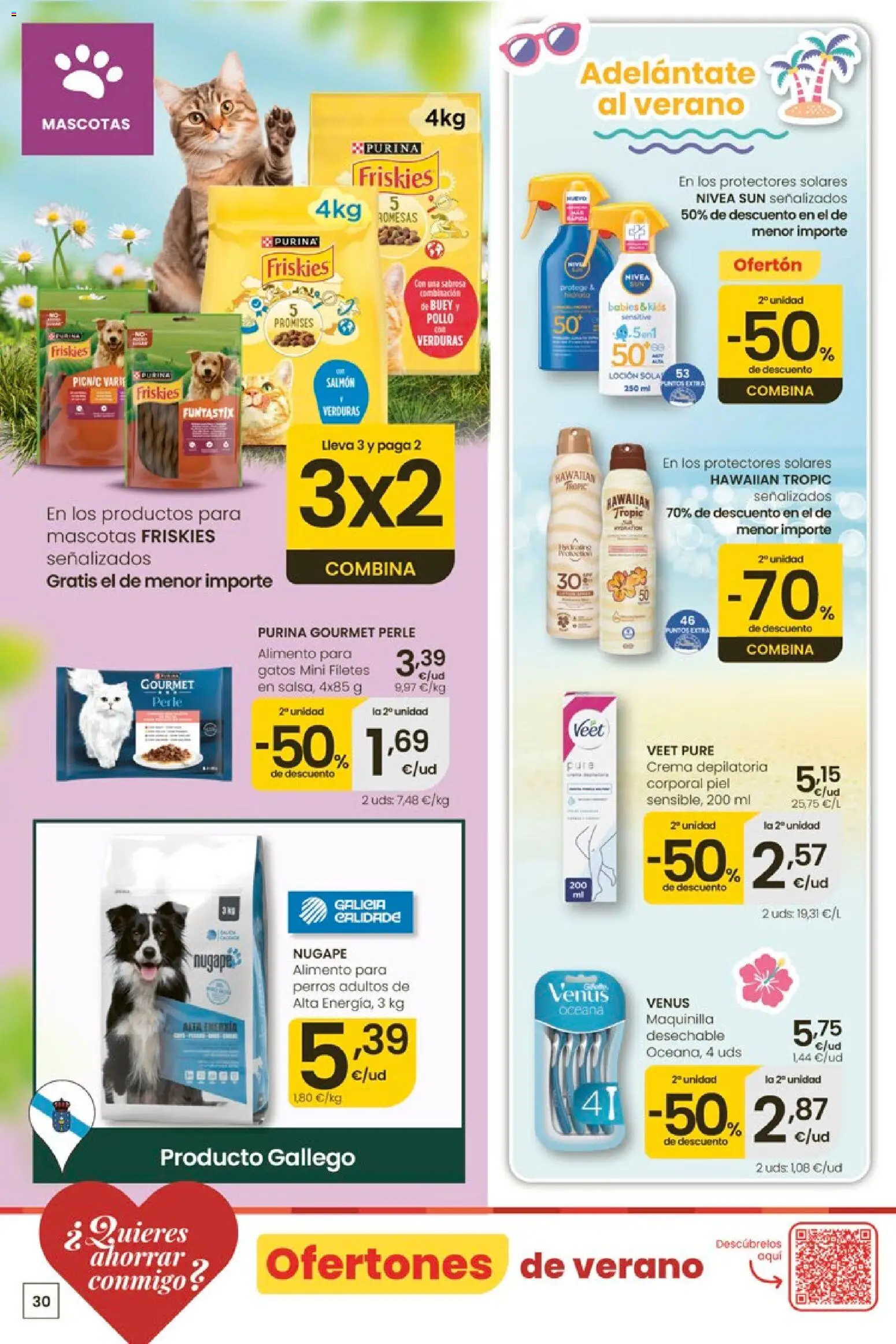 Eroski Ofertones de verano │ válido desde el 11.06.2026 | Página: 30 | Productos: Crema depilatoria, Crema