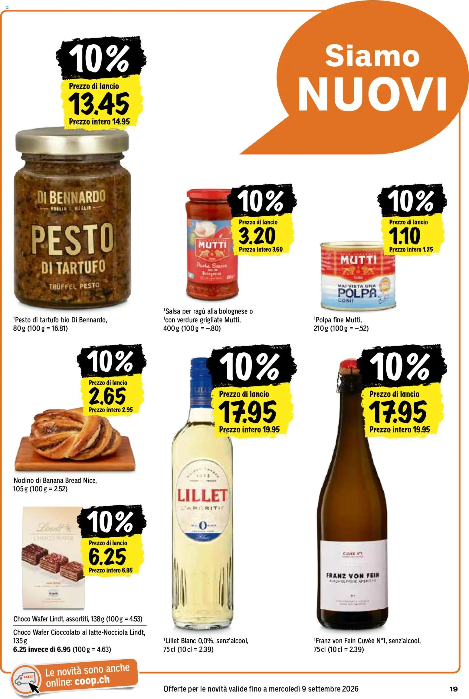 Coop aktionen IT – gültig ab 27.08.2026 | Seite: 19 | Produkte: Pasta