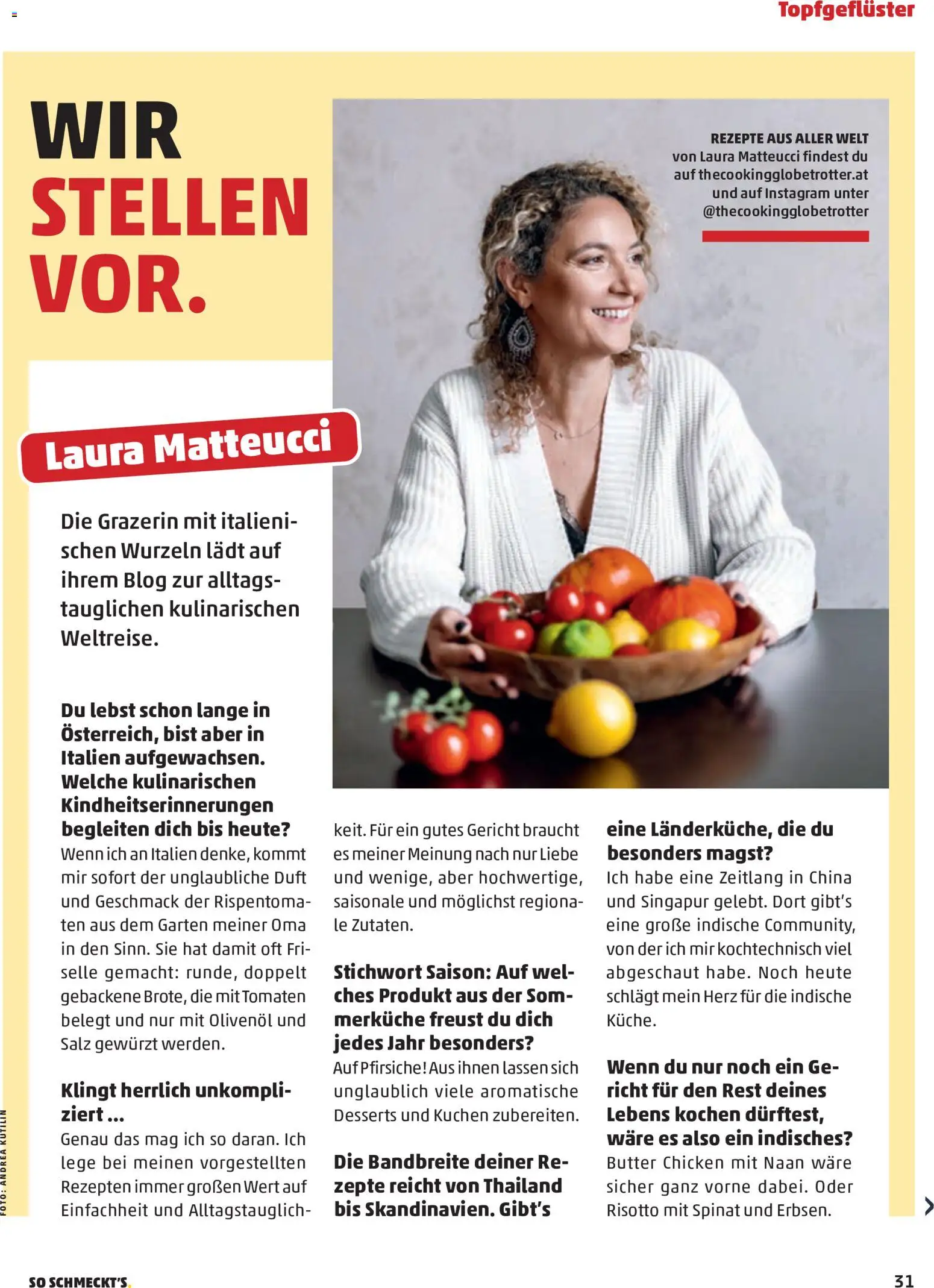 Penny Markt Schmankerl Post gültig ab 31.05.2026 | Seite: 31 | Produkte: Salz, Duft, Butter, Tomaten