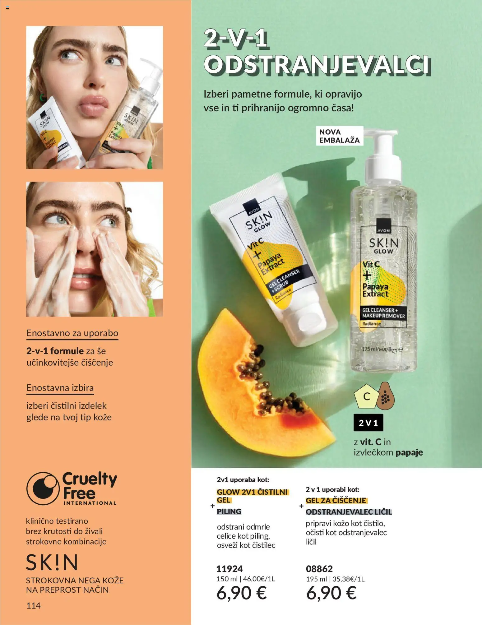 Novi Avon katalog ponudbe – veljaven od 01.08.2026 | Stran: 114 | Izdelki: Piling, Odstranjevalec licil