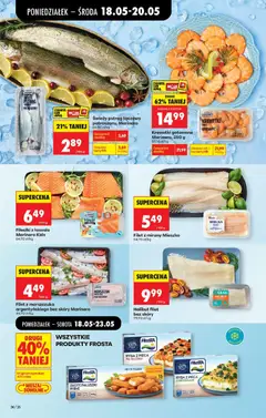 Pogląd oferty "Halibut filet bez skóry, Halibut filet bez skóry" - ważna od 18.05.2026 | Strona: 38