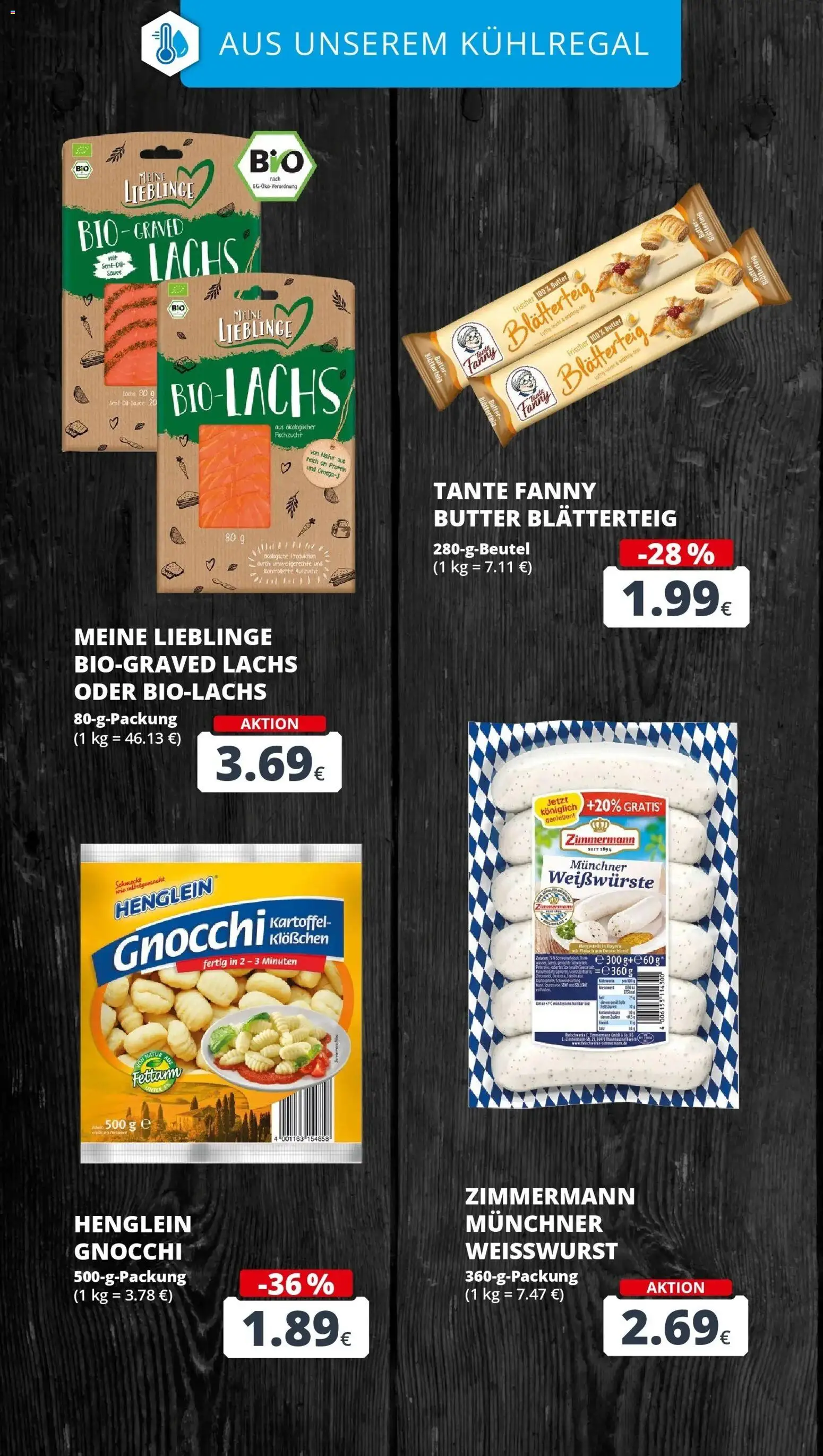 REWE Prospekt ab 26.10.2026 zum Blättern » Angebote | Seite: 17 | Produkte: Butter, Weißwurst, Lachs, Fleisch