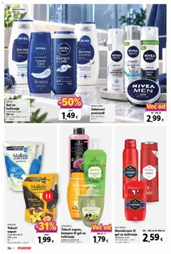 OLD SPICE Dezodorans ili gel za tuširanje, OLD SPICE Dezodorans ili gel za tuširanje odabrane vrste 50 - 150 ml ili 400 ml - Pregled kataloga iz trgovine Plodine, vrijedi od 28.10.2026 | Stranica: 34