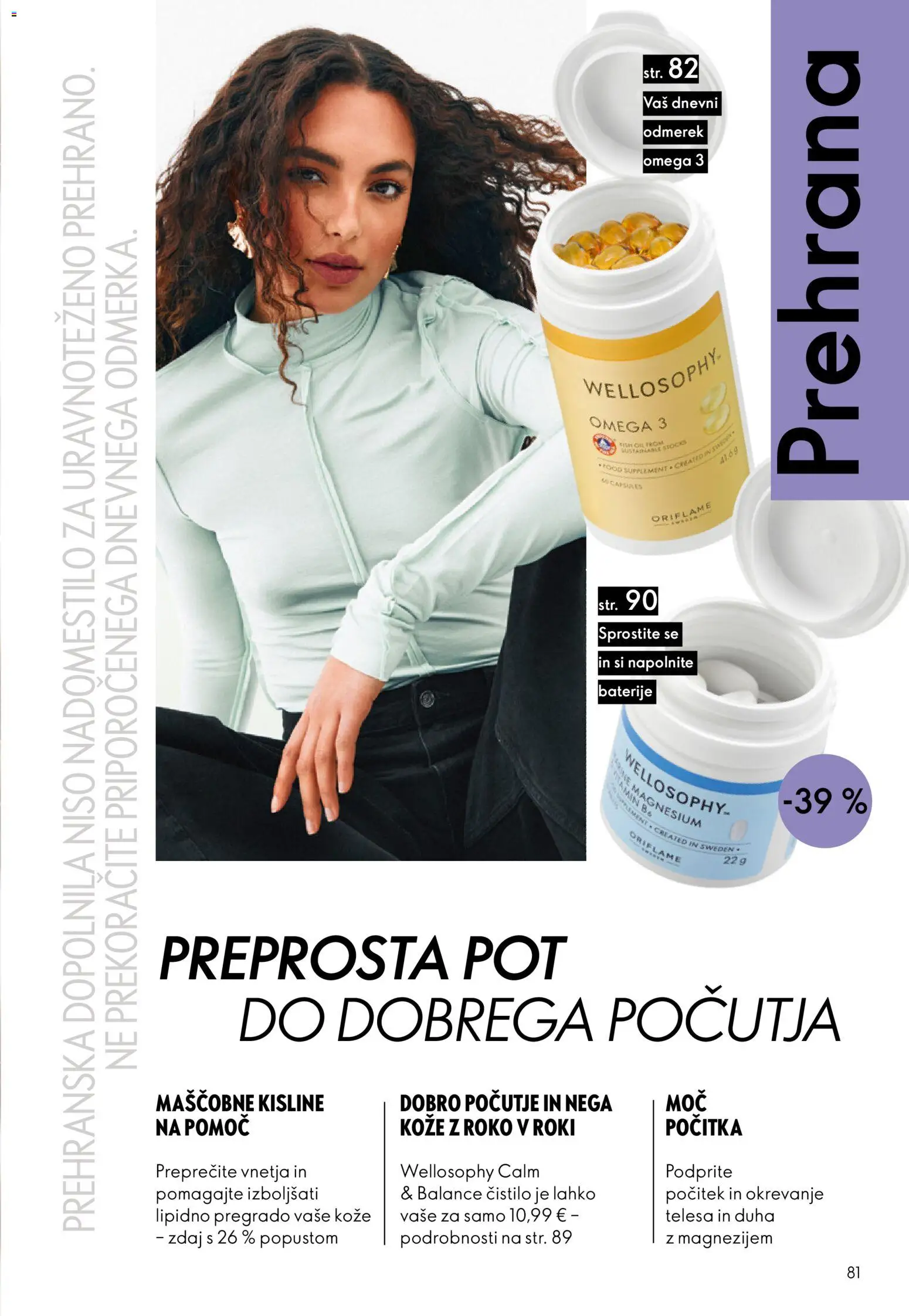 Novi Oriflame katalog ponudbe – veljaven od 16.09.2026 | Stran: 81 | Izdelki: Prehranska dopolnila, Baterije