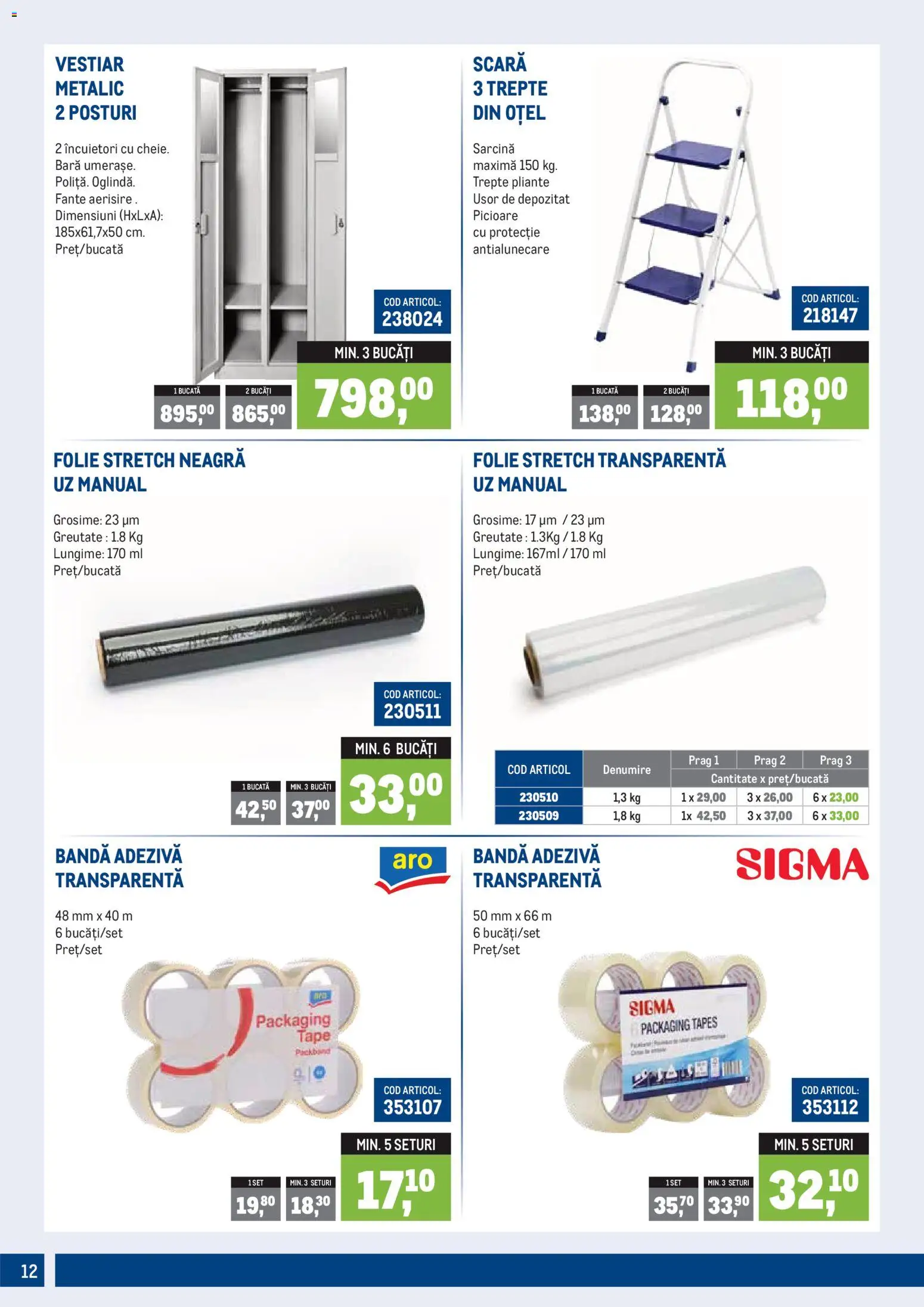Noul catalog Metro – valabil de la 01.10.2026 | Pagină: 12 | Produse: Scară