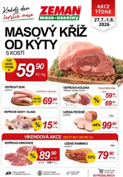 Náhled letáku Prodejny Zeman leták - Akce týdne od 27.07.2026
