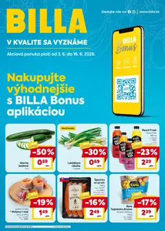 Billa leták platný od 03.06.2026