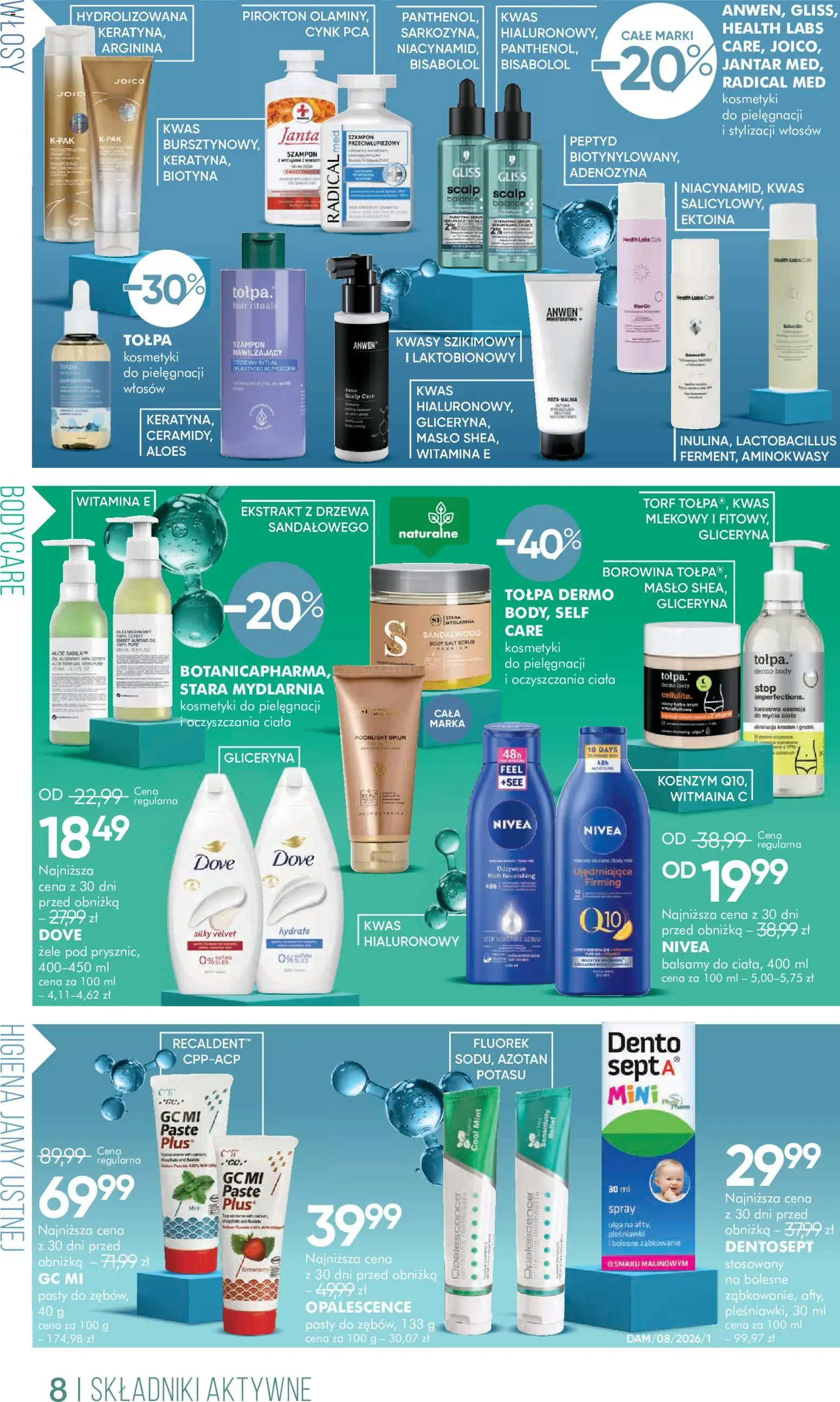 Super-pharm gazetka od 20.08.2026 | Strona: 8 | Produkty: Torf, Szampon przeciwłupieżowy, Masło, Olej