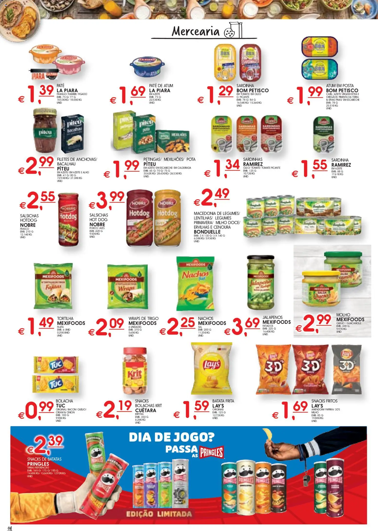 Meu Super folheto │ válido de 09.06.2026 | Página: 4 | Produtos: Batata, Atum, Bolachas, Sardinhas