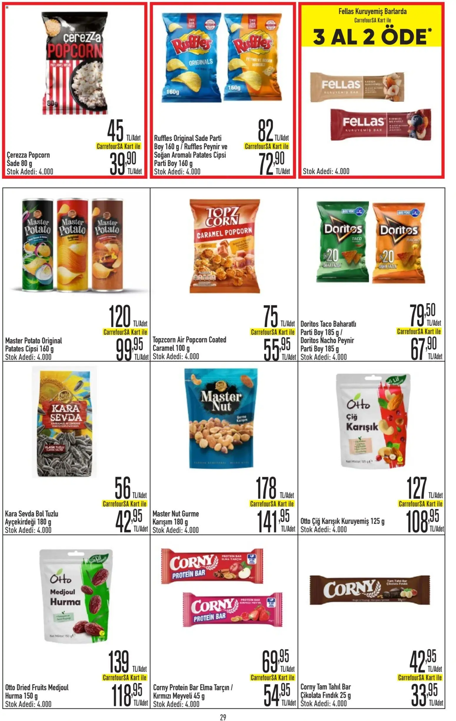 CarrefourSA Katalog - 06 Ağustos 2026 tarihinden itibaren geçerlidir | Sayfa: 29 | Ürünler: Fındık, Patates, Soğan, Hurma