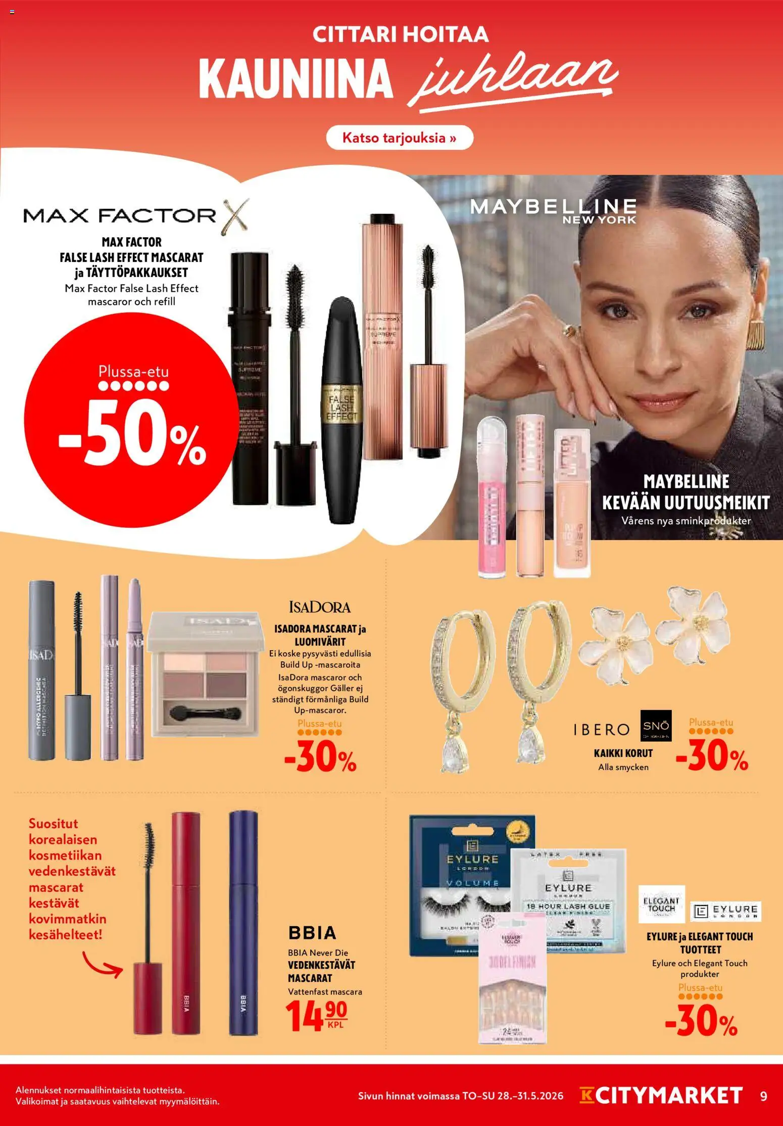 K-Citymarket tarjoukset – voimassa 28.05.2026 alkaen | Sivu: 9