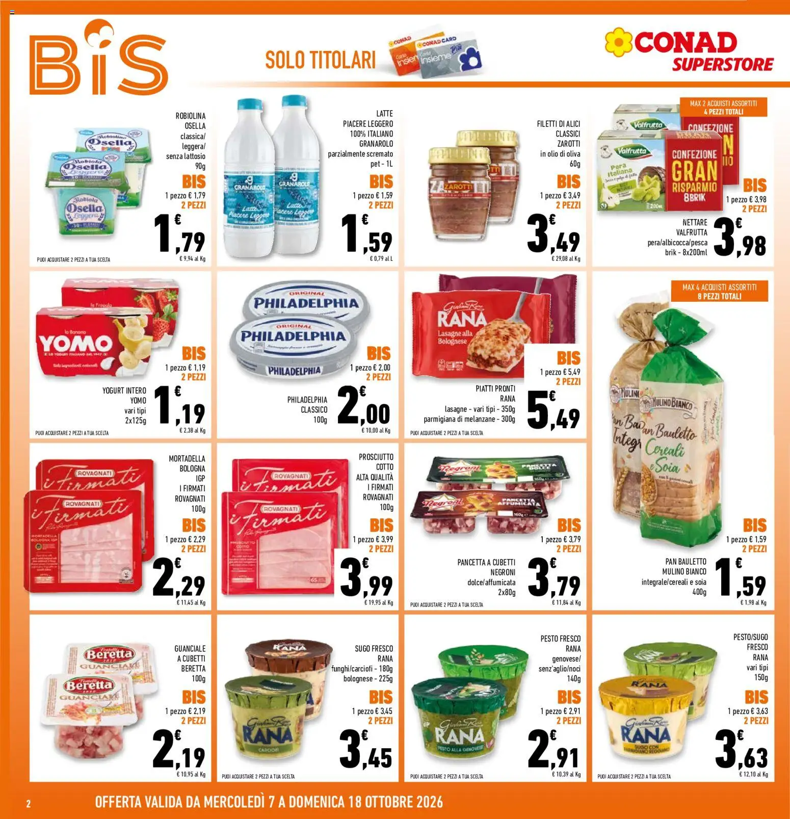 Volantino Conad del 07/10/2026 | Pagina: 2