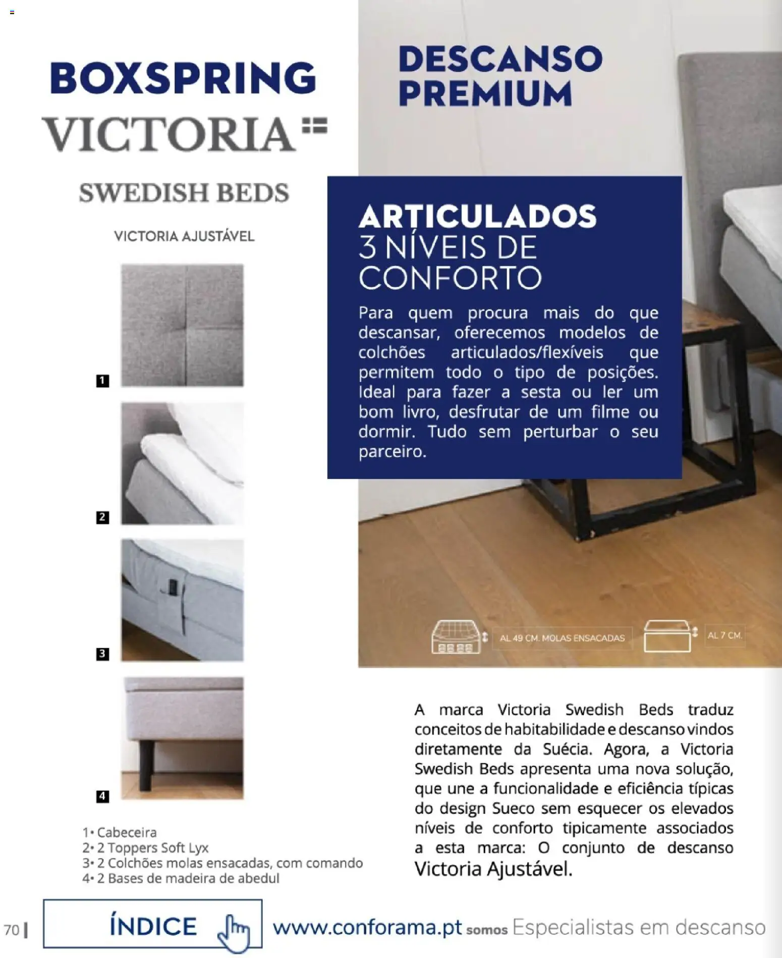 Conforama Camitis │ válido de 06/08/2026 | Página: 70 | Produtos: Colchões