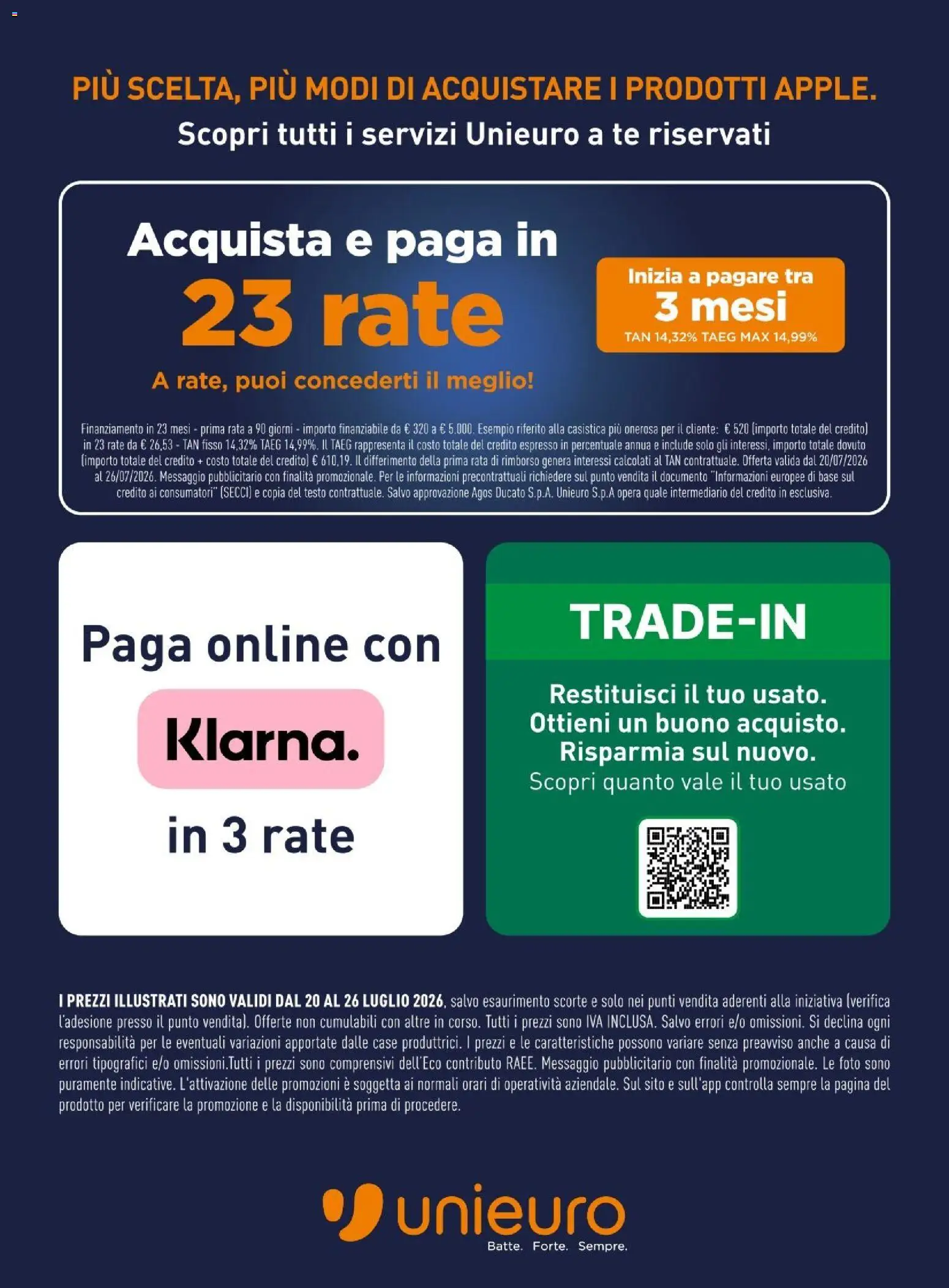 Volantino Unieuro del 20/07/2026 | Pagina: 13 | Prodotti: Tè