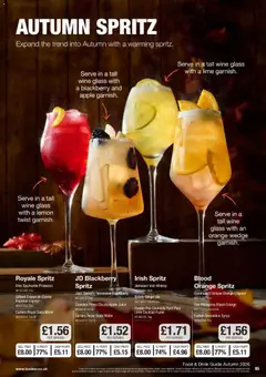 Preview of Booker Wholesale - Autumn 2026 valid from 06/10/2026 | Page: 85 | Products: Prosecco, Wine, Orange liqueur, Lemon