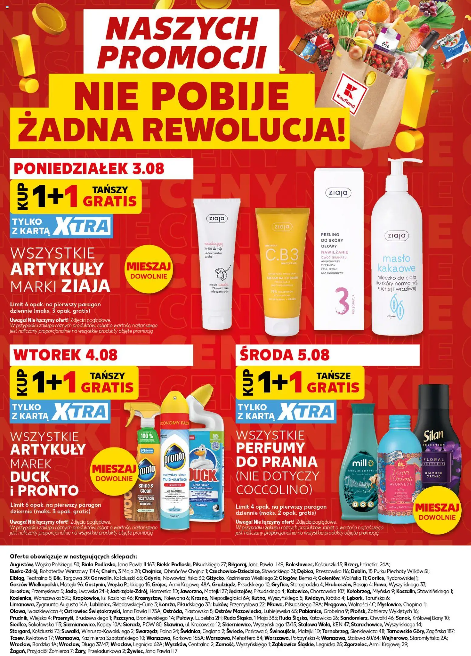 Kaufland Polsko leták - Mocny start od 03.08.2026 | Strana: 26 | Produkty: Vegan, Pronto, Máslo, Ziaja