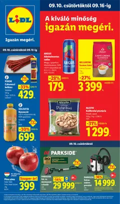 Lidl akciós újság - amely érvényes a következő dátumtól: 2026.09.10.