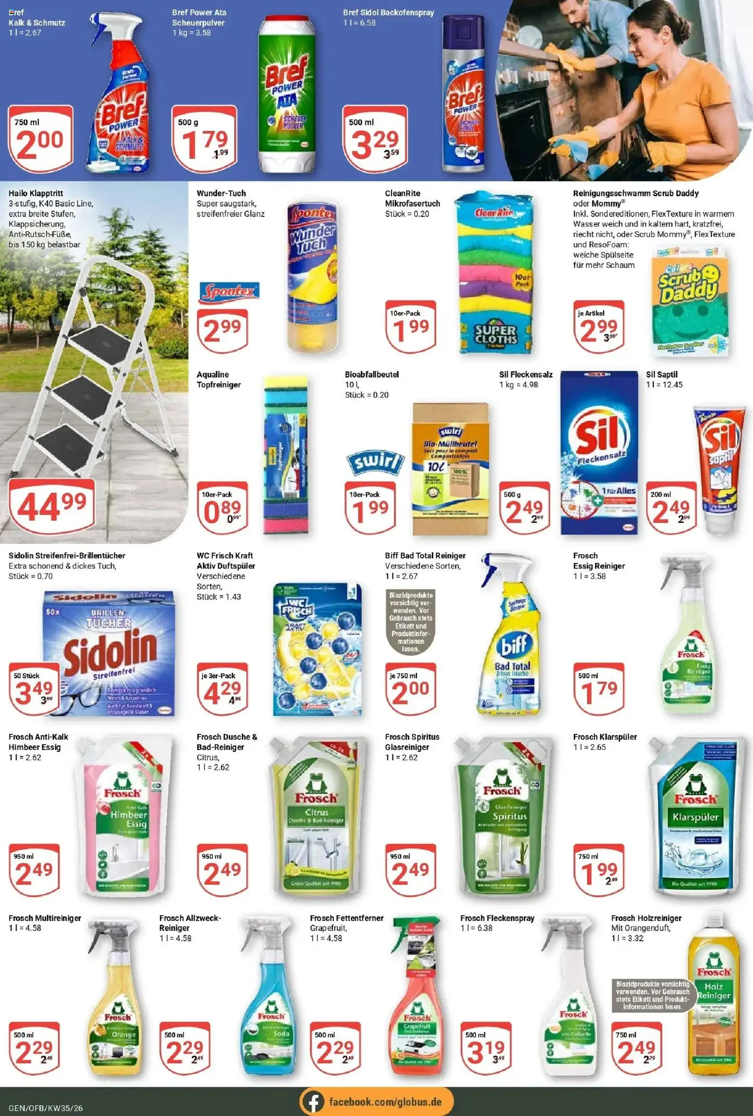 Globus Prospekt Gensingen (ab 24.08.2026) » Angebote online | Seite: 20 | Produkte: Kalk, Grapefruit, Wasser, Wc frisch