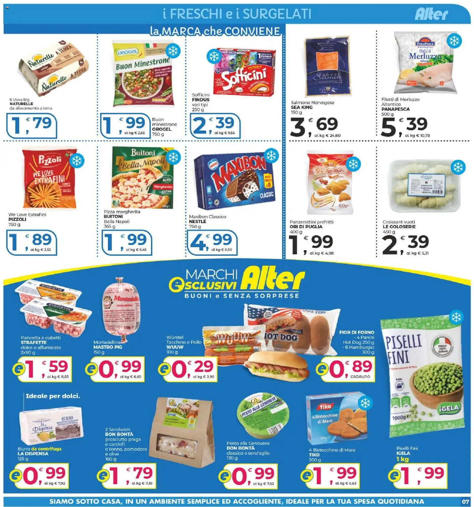 Volantino Alter Discount del 29/10/2026 | Pagina: 7 | Prodotti: Centrifuga, Tacchino, Olive, Forno