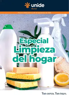 Vista previa Unide Especial limpieza del hogar válido desde el 10/09/2026