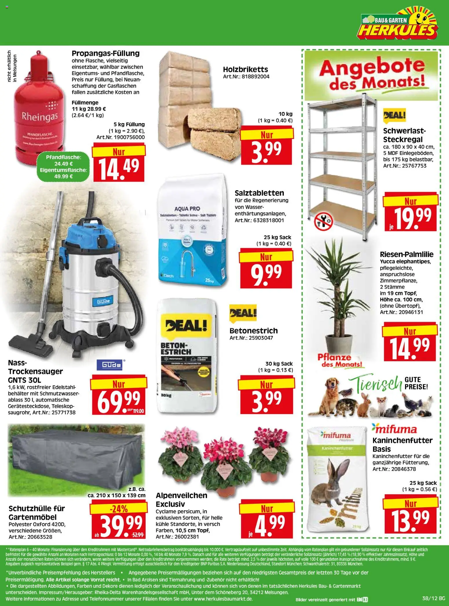 HERKULES Bau & Garten – gültig ab 14.09.2026 | Seite: 12 | Produkte: Gartenmöbel, Bad, Bilder, Wasser