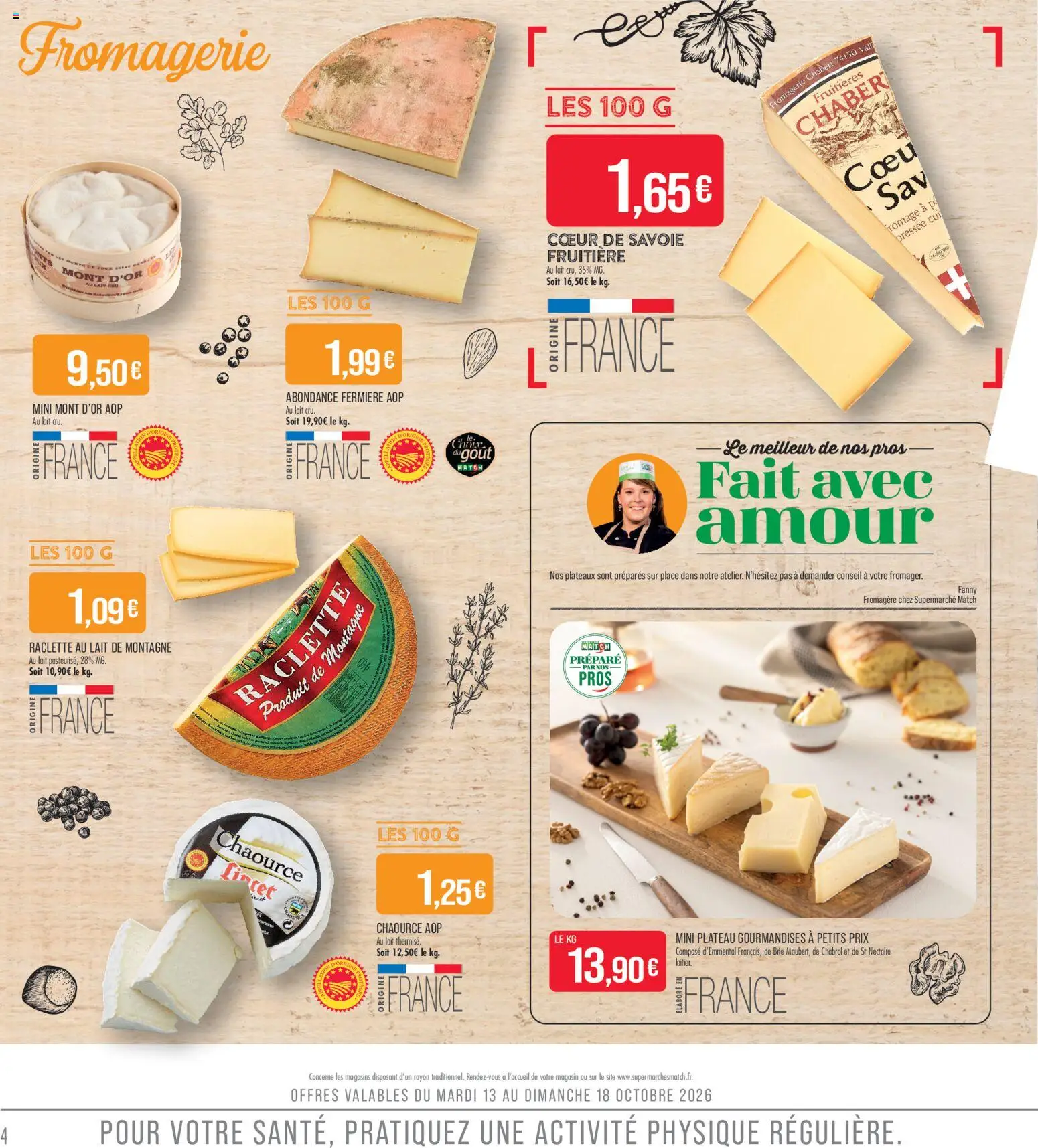 {H1} | Page: 4 | Produits: Plateau, Raclette, Mont d'or, Brie